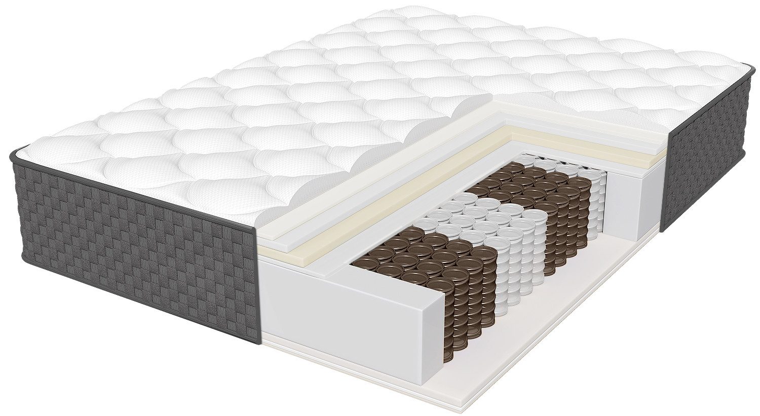 Taschenfederkernmatratze Matratze, 7-Zonen Federkernmatratze Matratzen, Hiazurm, 22 cm hoch, (mit Spannbettlaken,EU-Qualitätszertifizierung, Atmungsaktiv, Orthopädisch, mit Spannbettlaken, EU-Qualitätszertifizierung, Atmungsaktiv), Matratze 90x200 cm oder 140x200 cm, für Kinder und Erwachsen