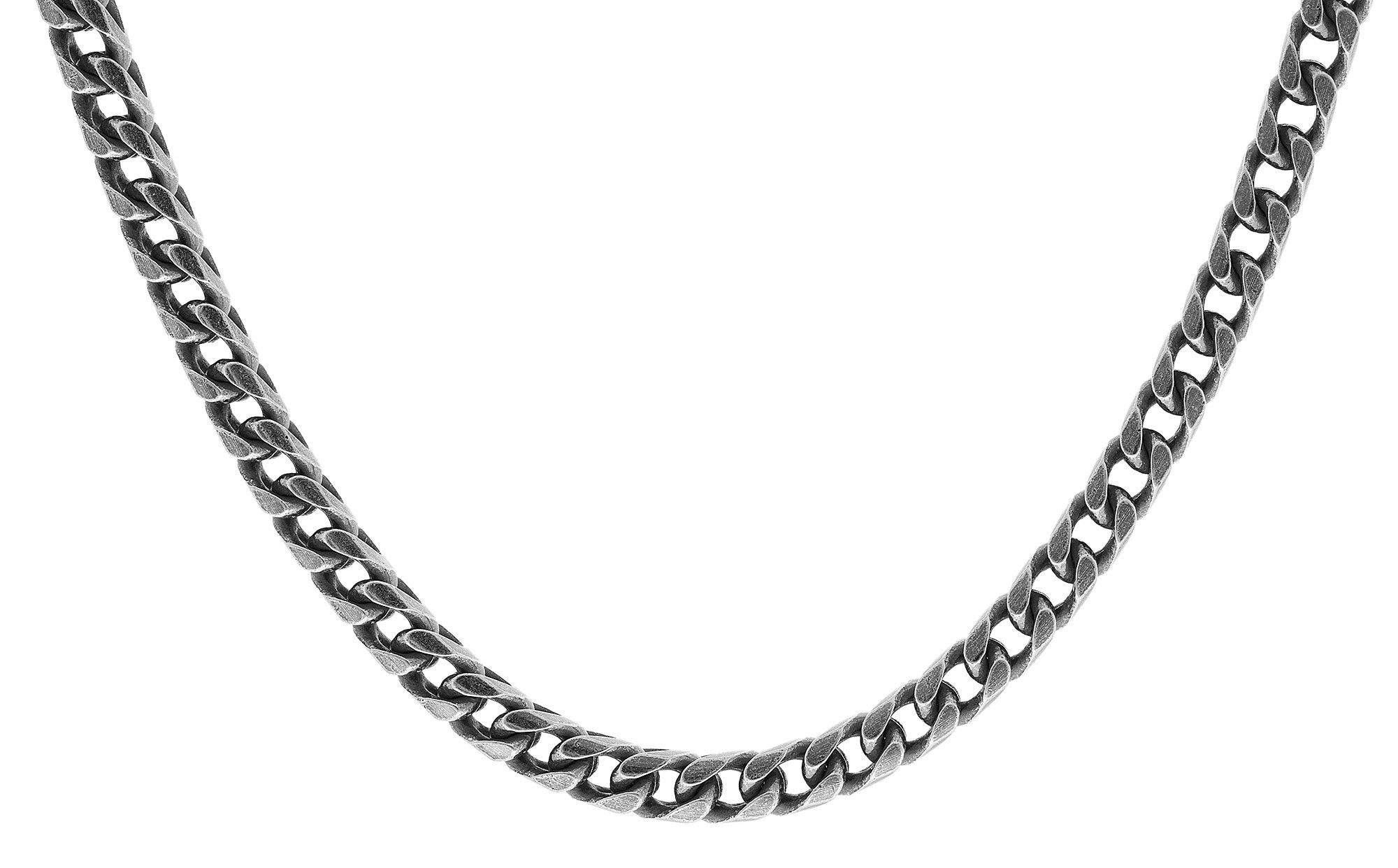 trendor Kette ohne Anhänger 925 Silber Oxydiert Fuchsschwanzkette 5,1 mm br günstig online kaufen