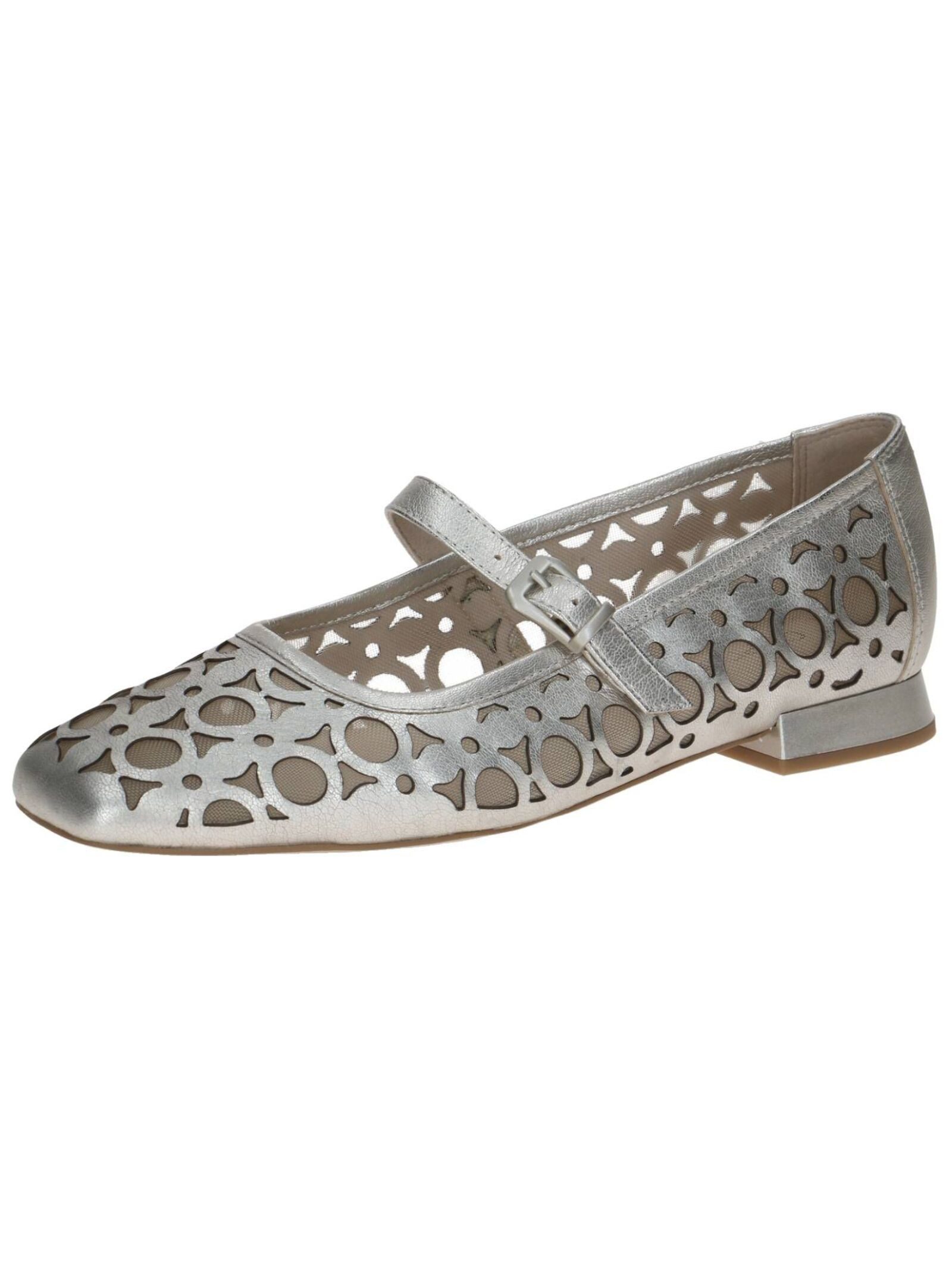 Ballerinas Leder . Riemchenballerina