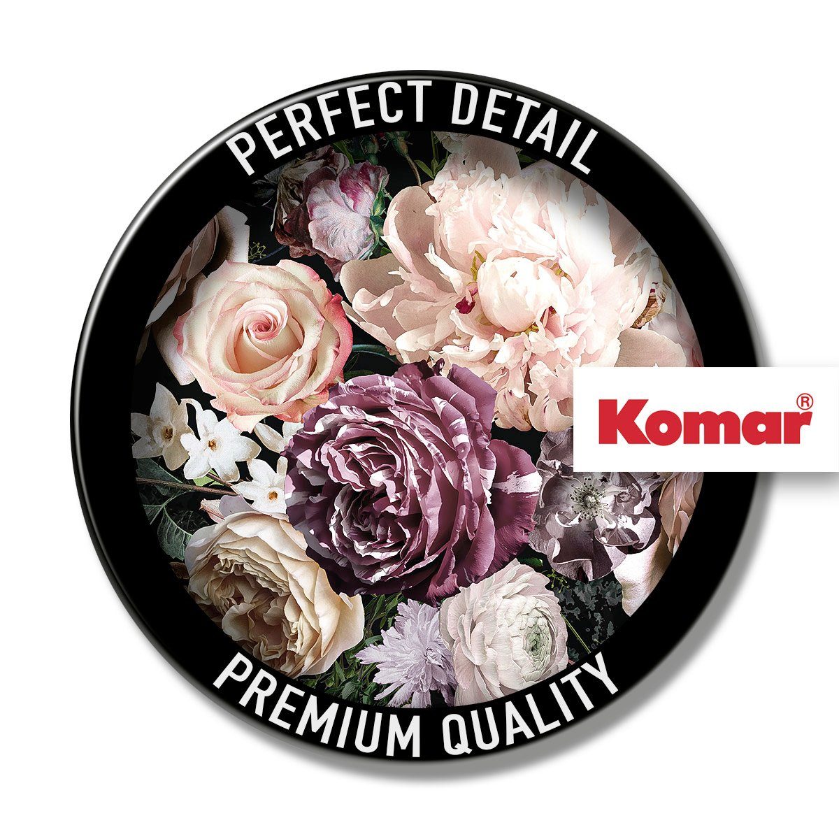Komar Fototapete Enchanted Flowers, glatt, bedruckt, Motiv, (1 St)