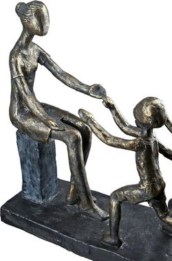 Casablanca by Gilde Dekofigur Skulptur In meine Arme, bronzefarben/grau (1 St), grau