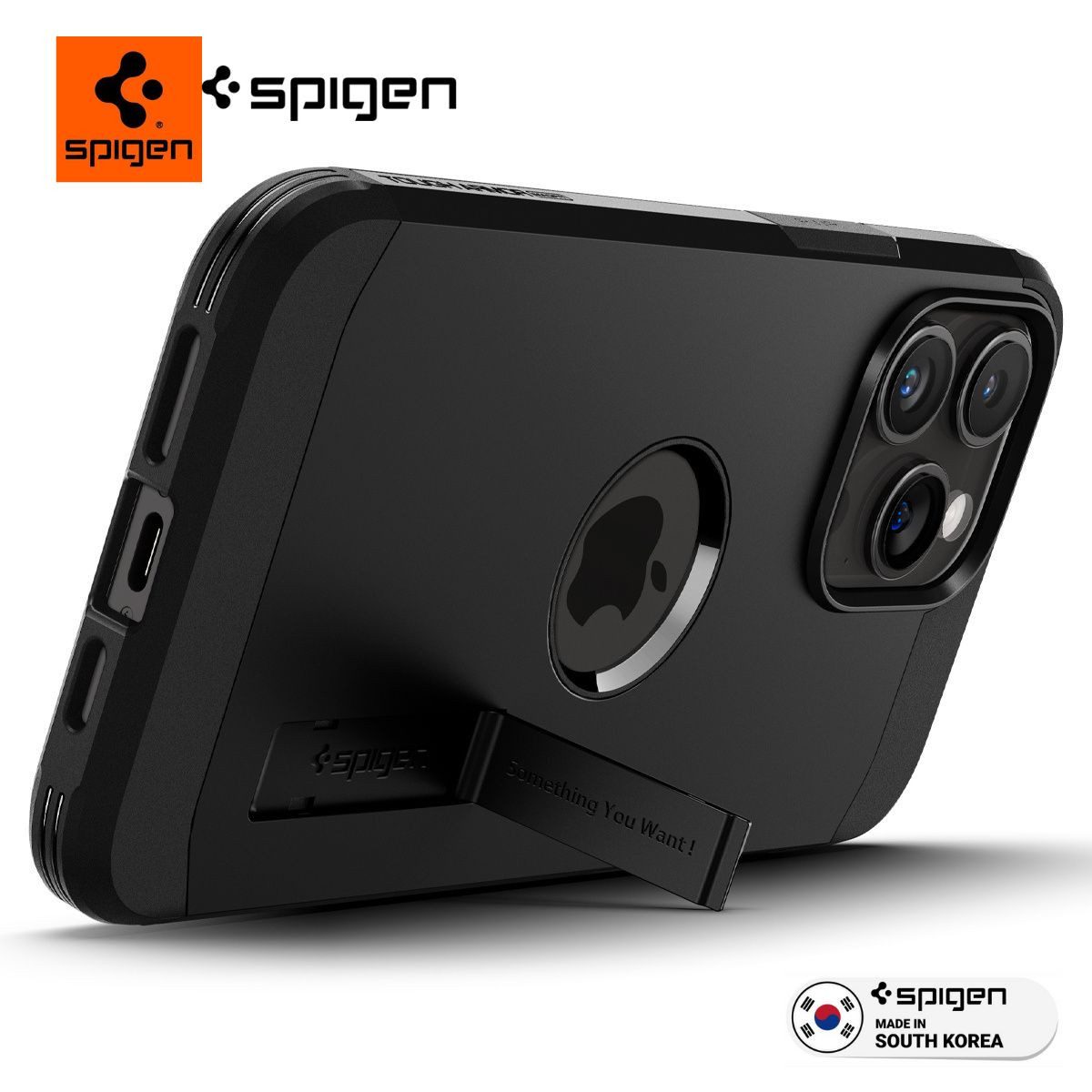 Spigen Handyhülle Hülle für iPhone 15 Pro Max Magsafe Schutzhülle Case Robust Hülle 6,7 Zoll, Militärstandard-zertifiziert, Ständer, Magsafe