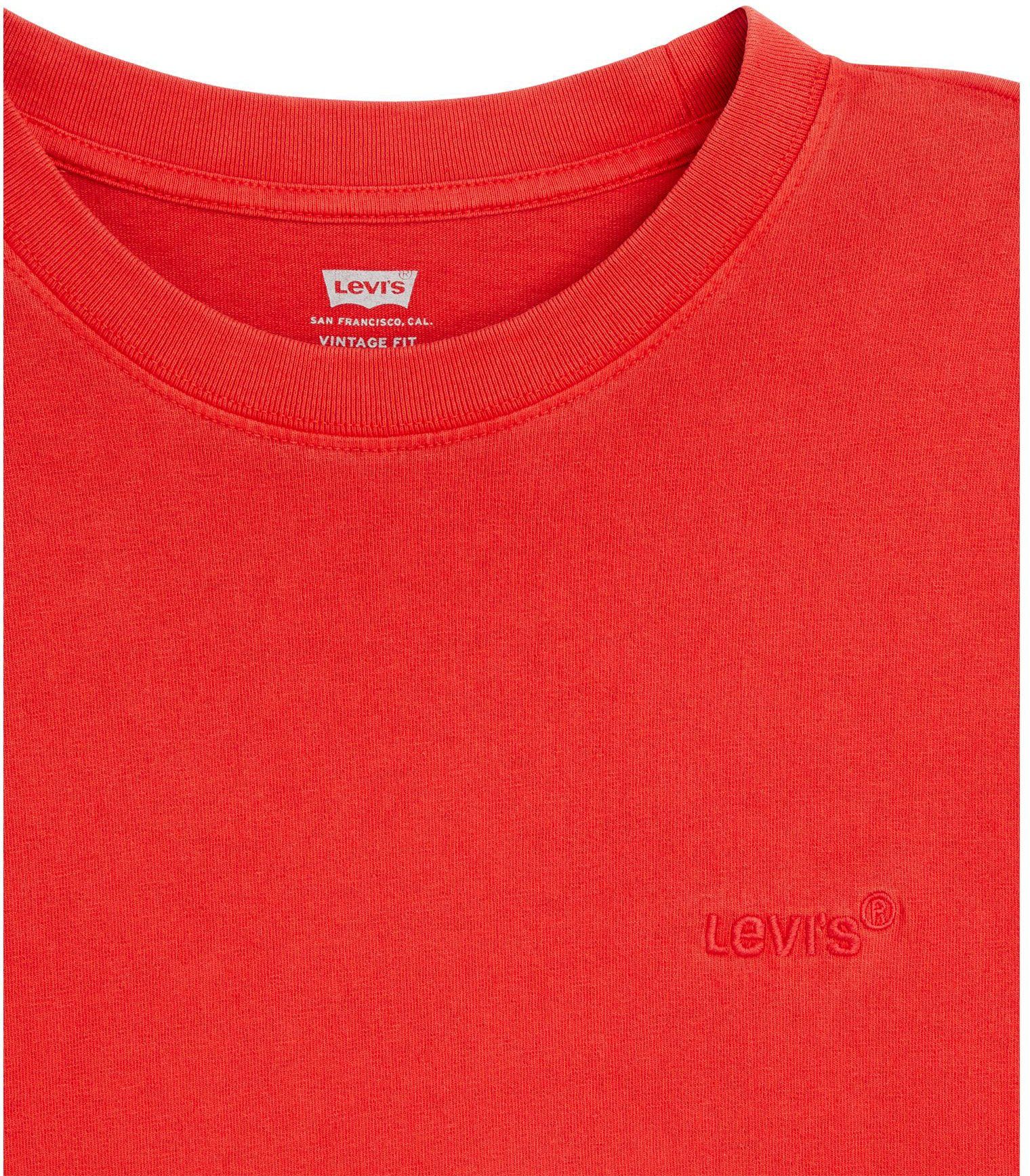 Levi's® Rundhalsshirt LE RED TAB AURA ORANGE Design VINTAGE klassischen TEE Levi's® im