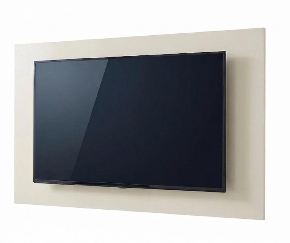 Xlmoebel TV-Wand Weißes TV-Wandpaneel im eleganten, modernen Minimalismus, Made in Europa