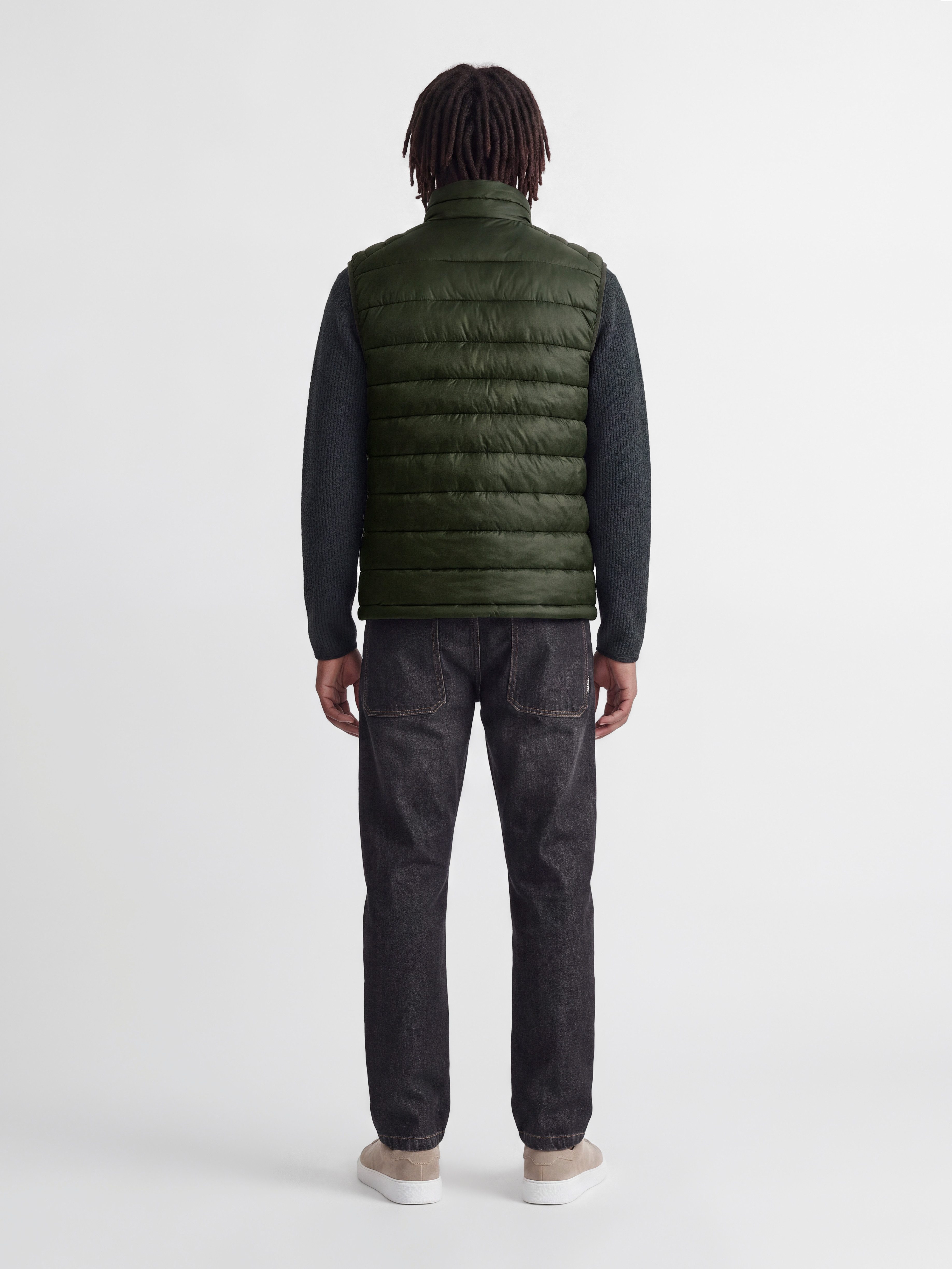 Jack & Jones Steppweste JJEKINGSLEY LIGHT BODYWARMER COLLAR NOOS Kunstfaser, regular fit – Bild 5 von 5