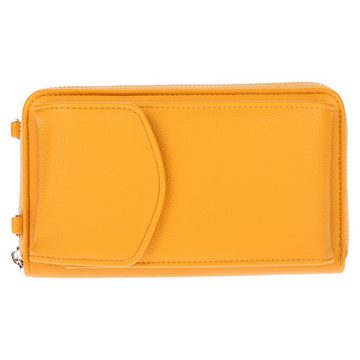 Christian Wippermann Umhängetasche Damen Tasche mit Handyfach RFID Schutz Geldbörse (einzeln), Handy Umhängetasche Leder Optik