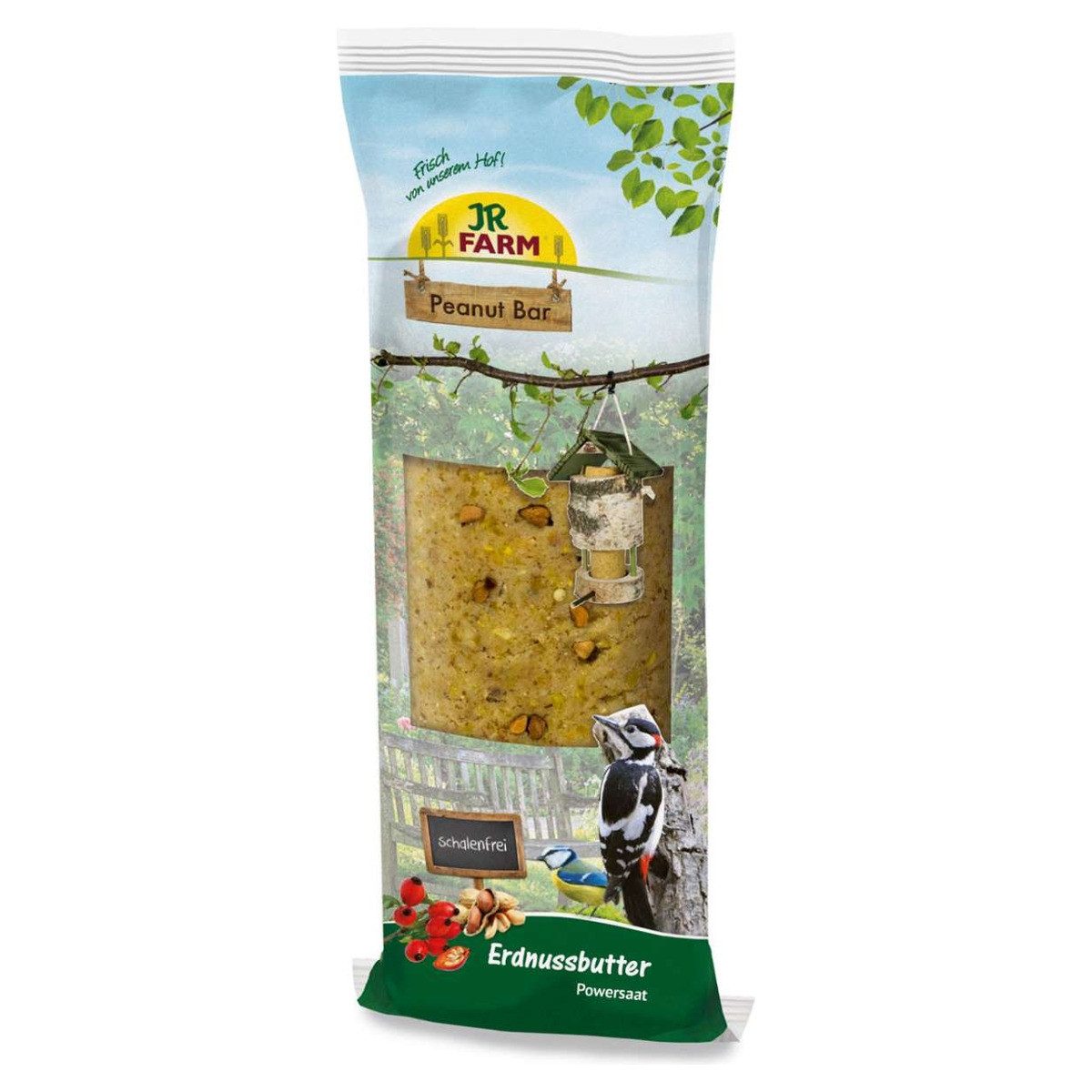 JR Farm Garden Peanut Bar Erdnussbutter Powersaat 350 g - 5 Stück, für: Vogel