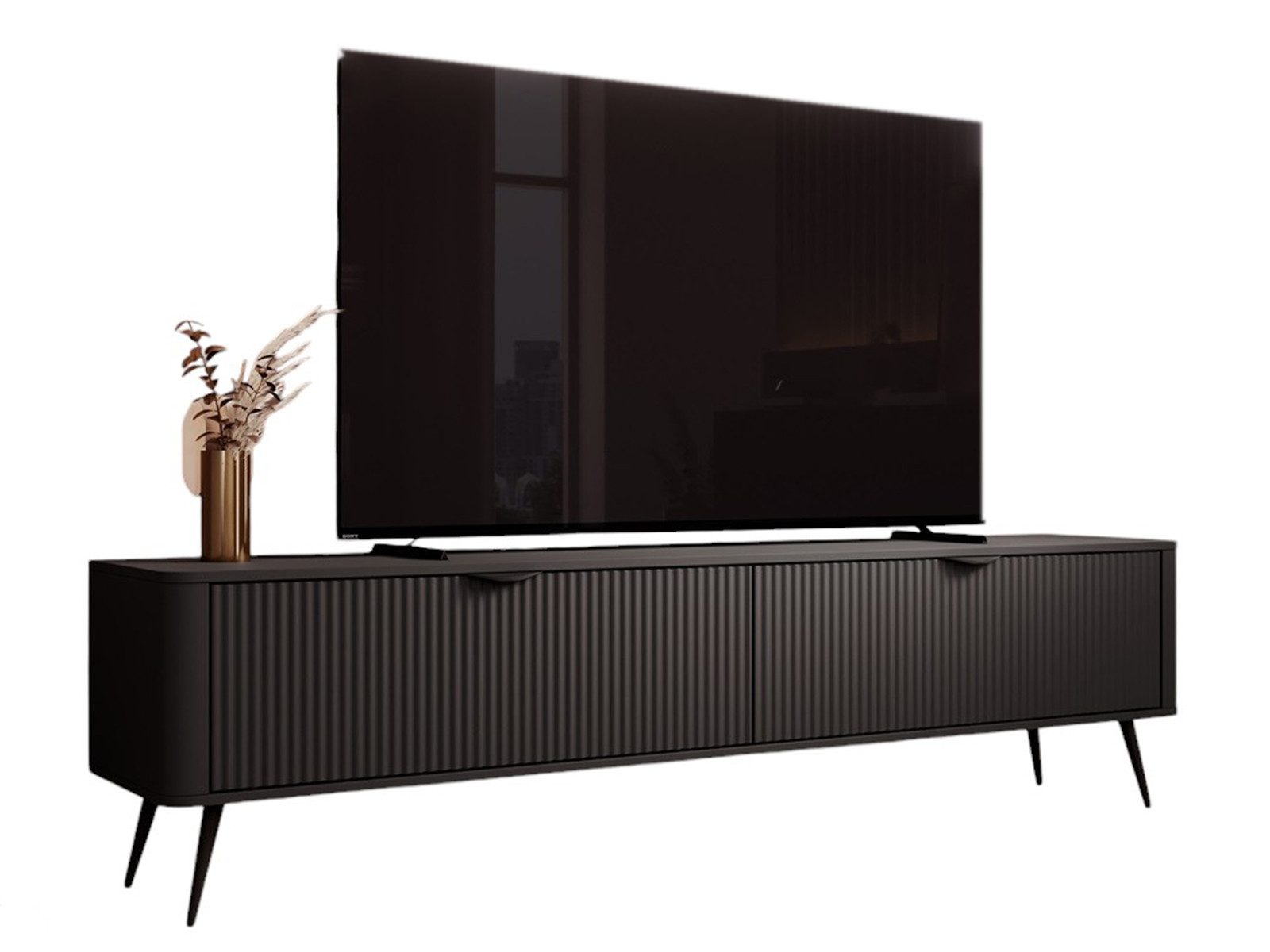 Compleo TV-Schrank BELLO zweitürig, Modern Wohnzimmer, günstig online kaufen
