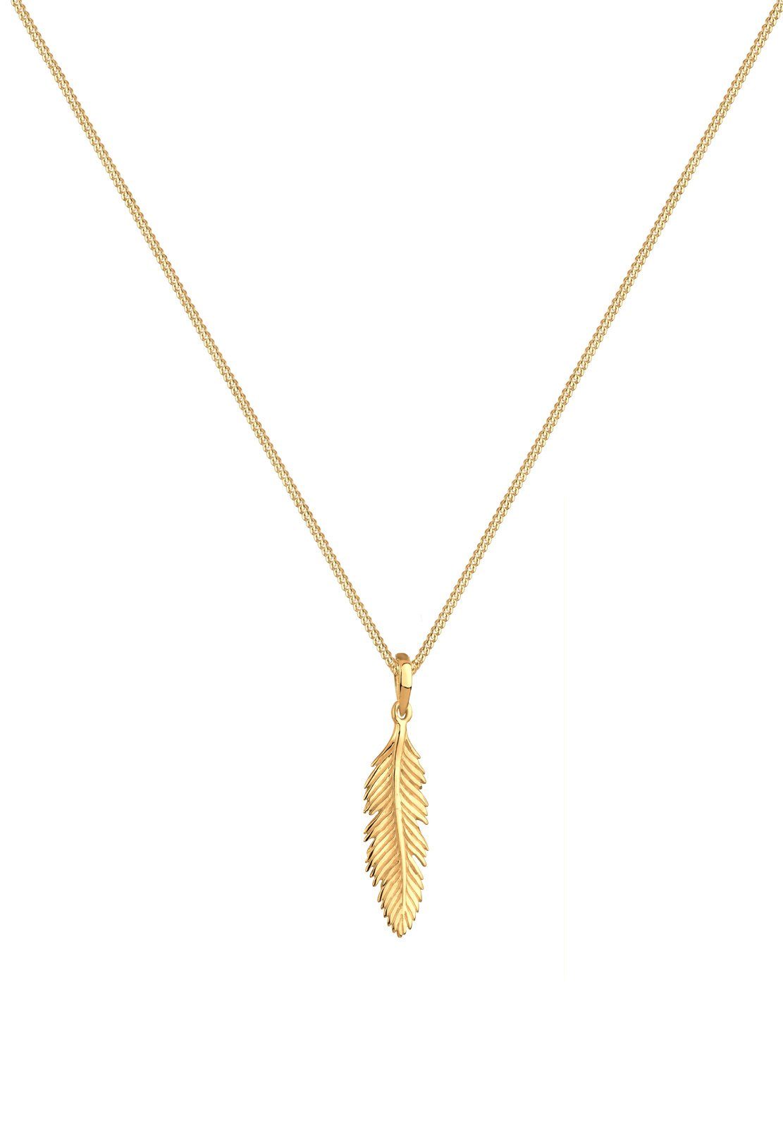 Elli Kette mit Anhänger mit Feder günstig online kaufen