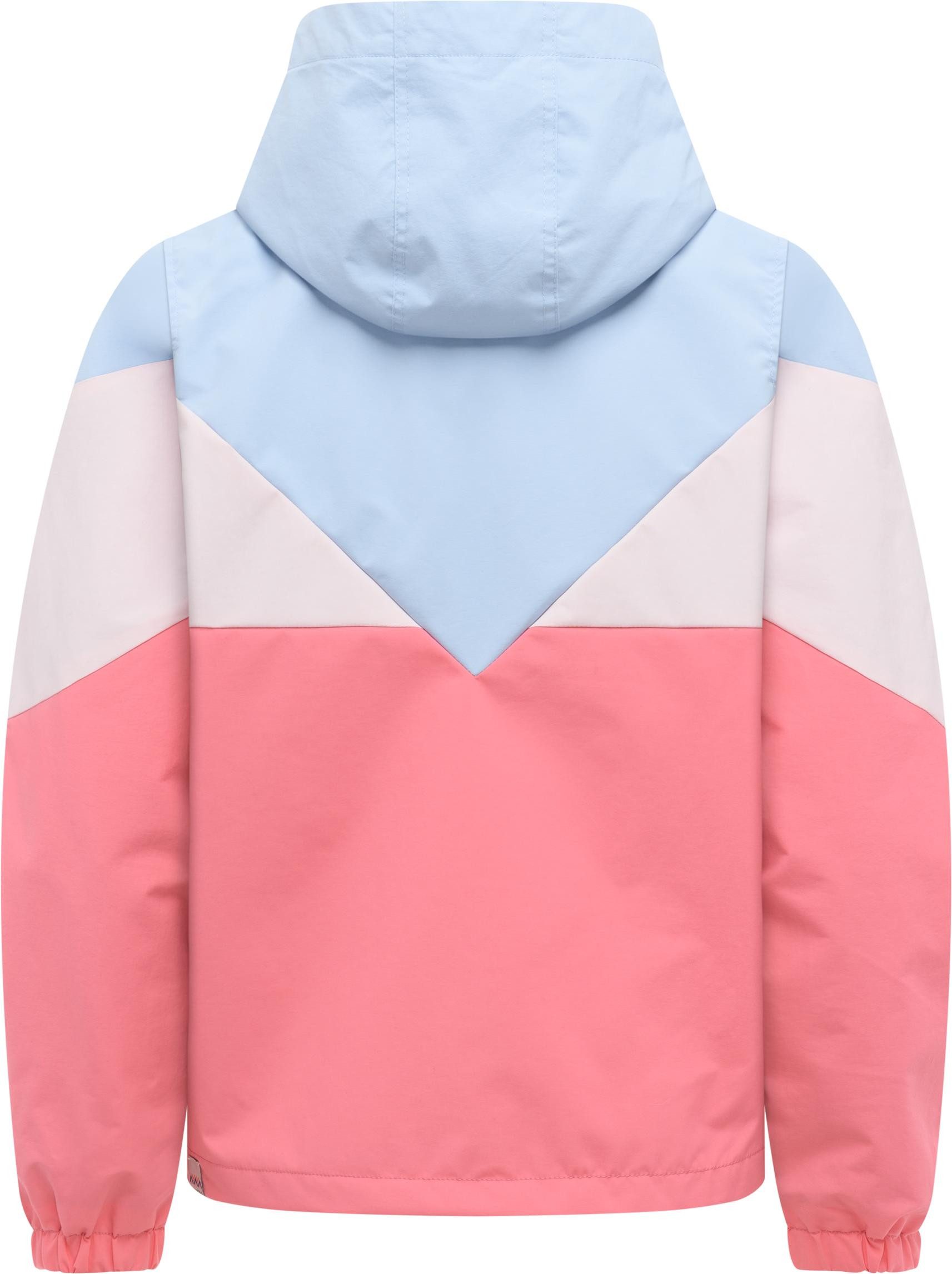 Ragwear Funktionsjacke Rochele wasserdichte Damen Übergangsjacke mit großer Kapuze