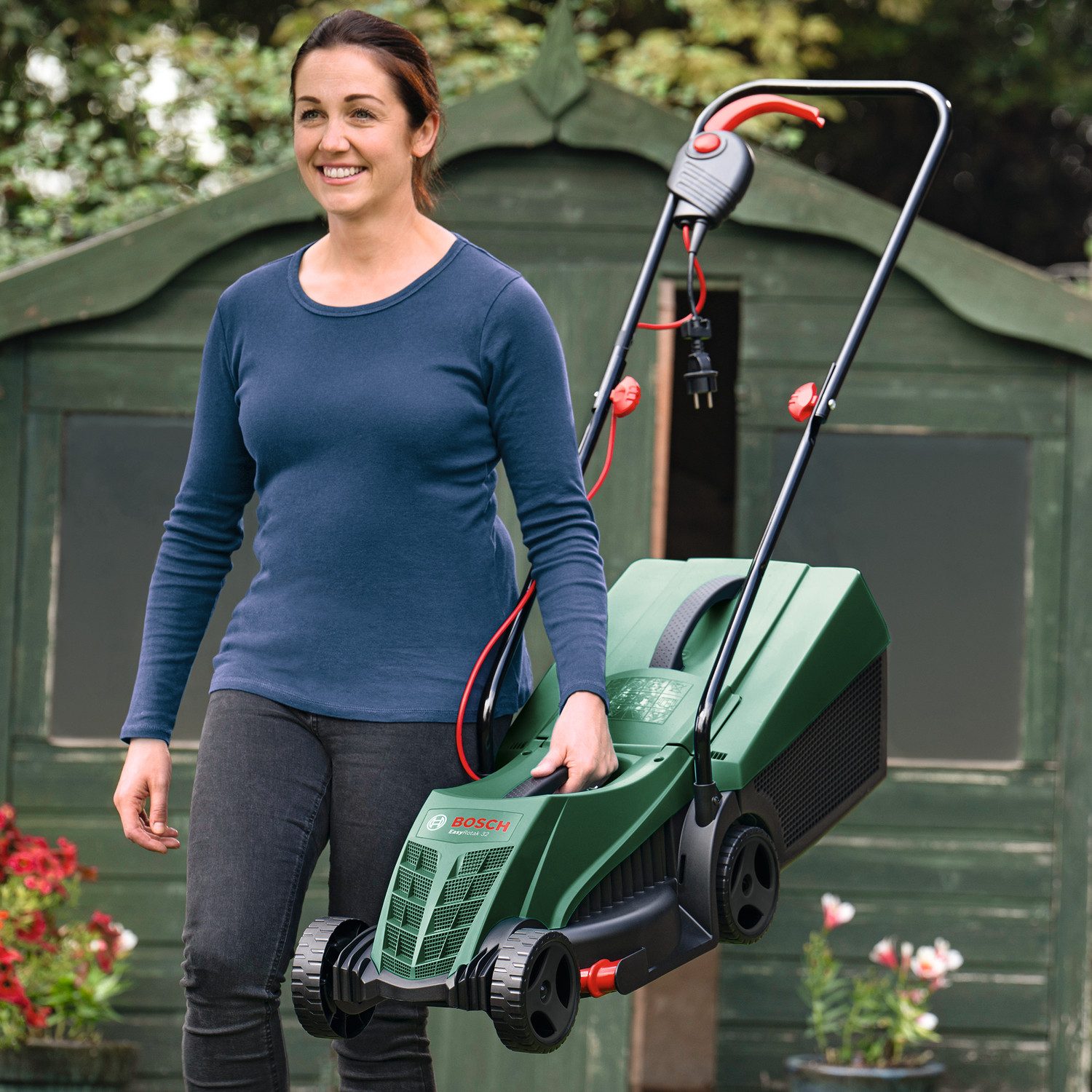 Bosch Home & Garden Elektrorasenmäher EasyRotak 32-215, 32 cm Schnittbreite günstig online kaufen