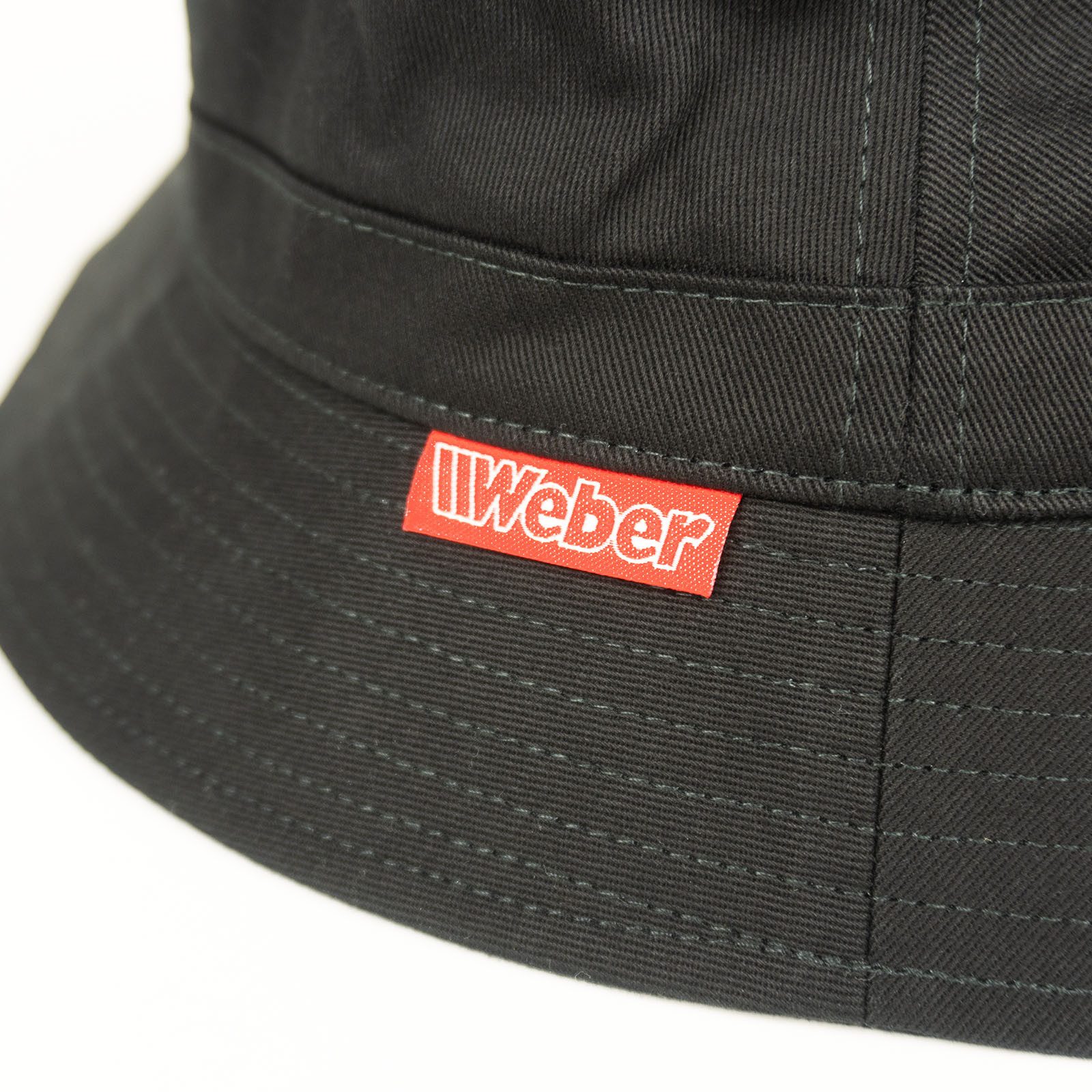 Weber GmbH Fischerhut #Werkeholics Bucket Hat schwarz 100% Baumwolle, hochwertig verarbeitet