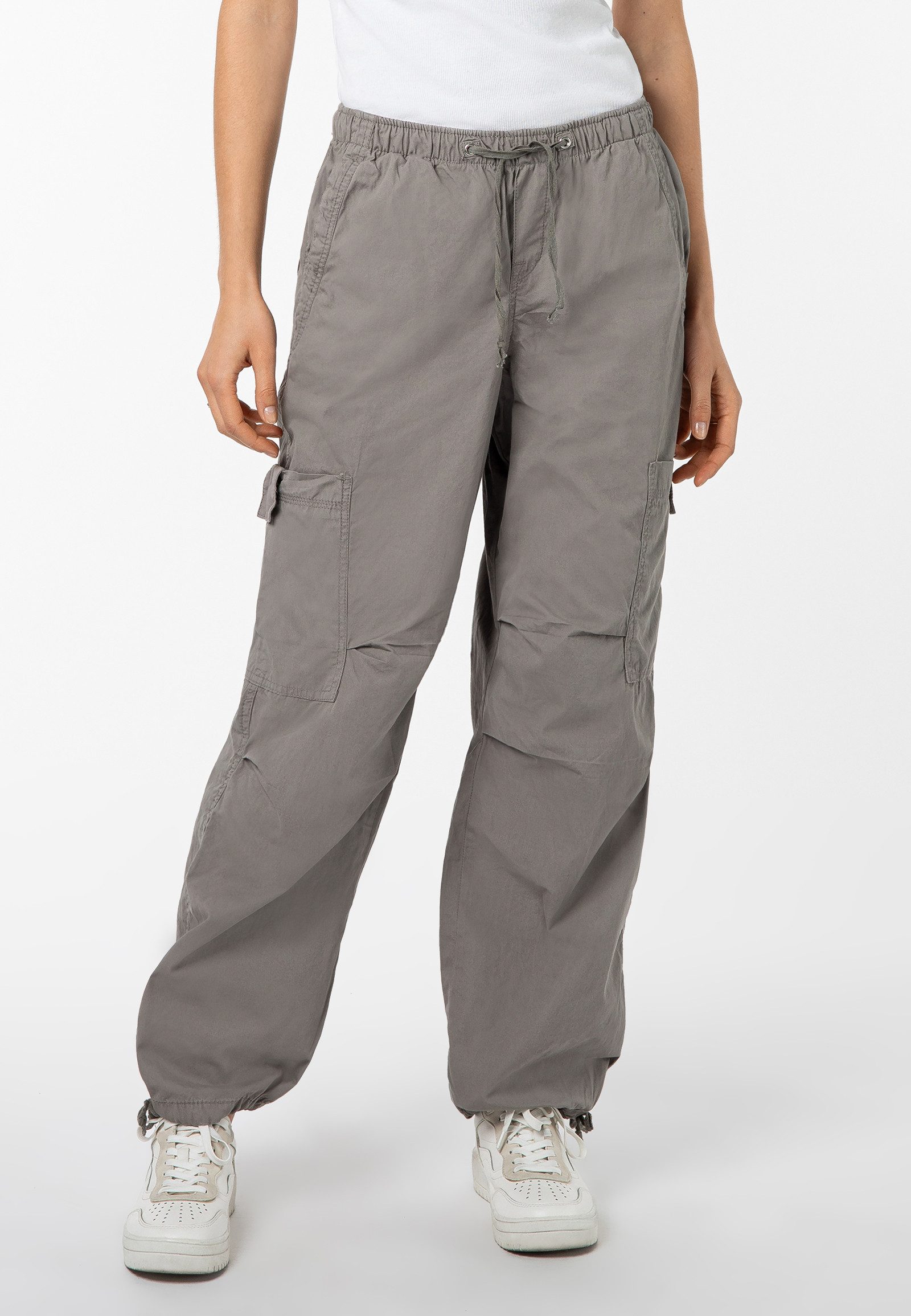 SUBLEVEL Cargohose Damen Hose Parachute-Style Baggy, Cargohose, Haremhose günstig online kaufen