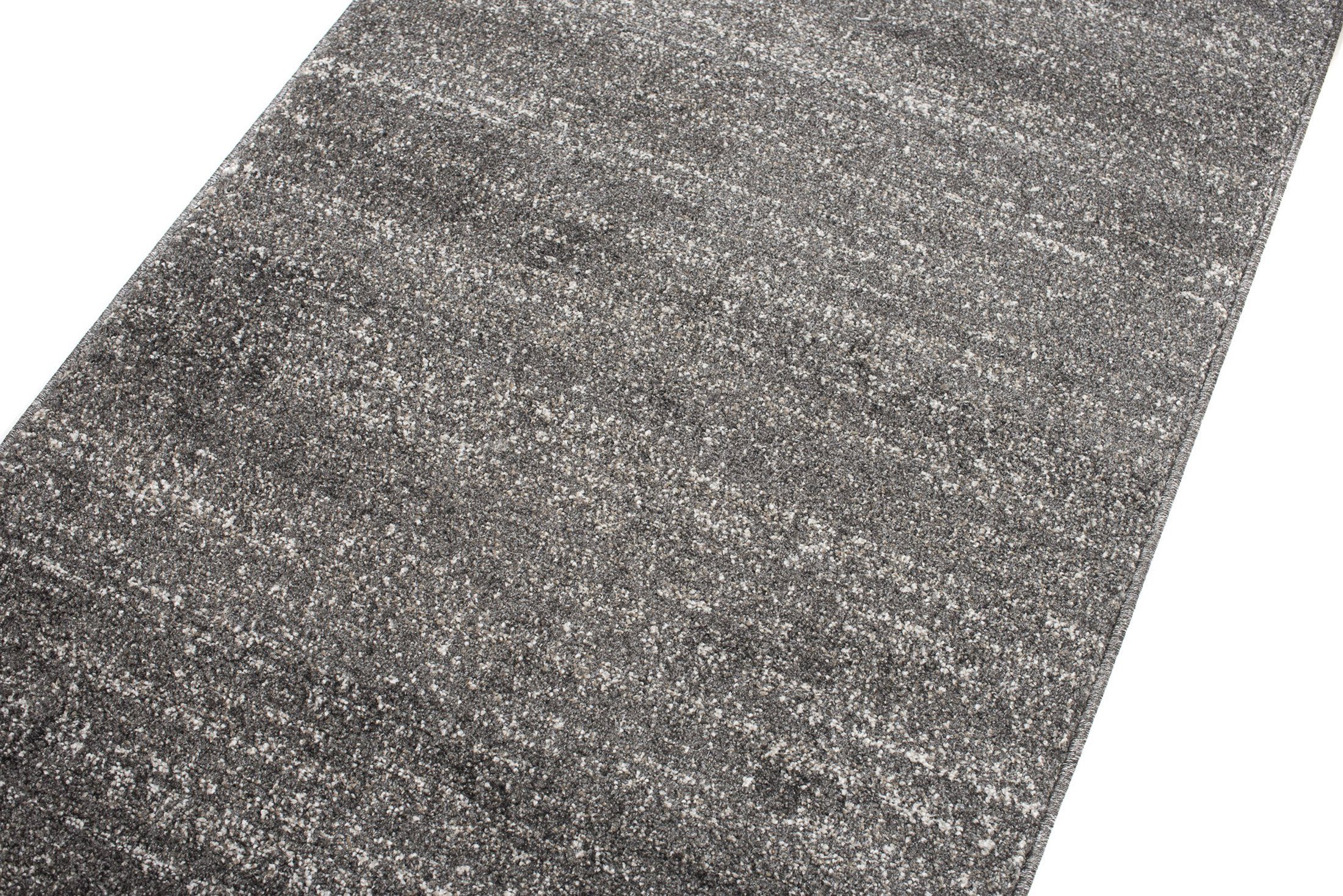 Mazovia Läufer Läufer Flurläufer Einfarbig für Vorzimmer, Küche - Anthrazit, 100 x 100 cm, Kurzflor, Meterware, Höhe 10 mm
