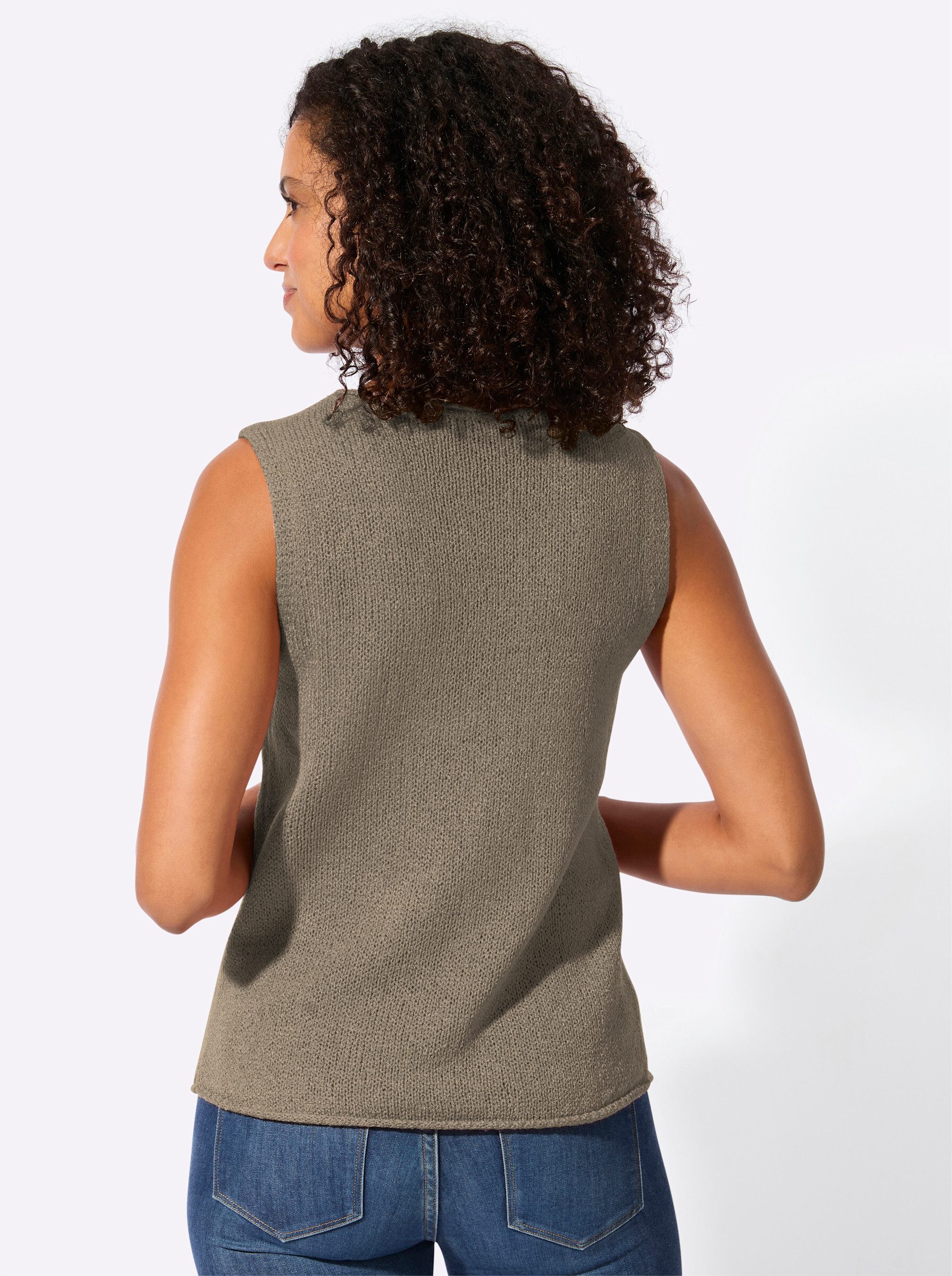 Witt Pullunder Stricktop Ärmellos Jersey