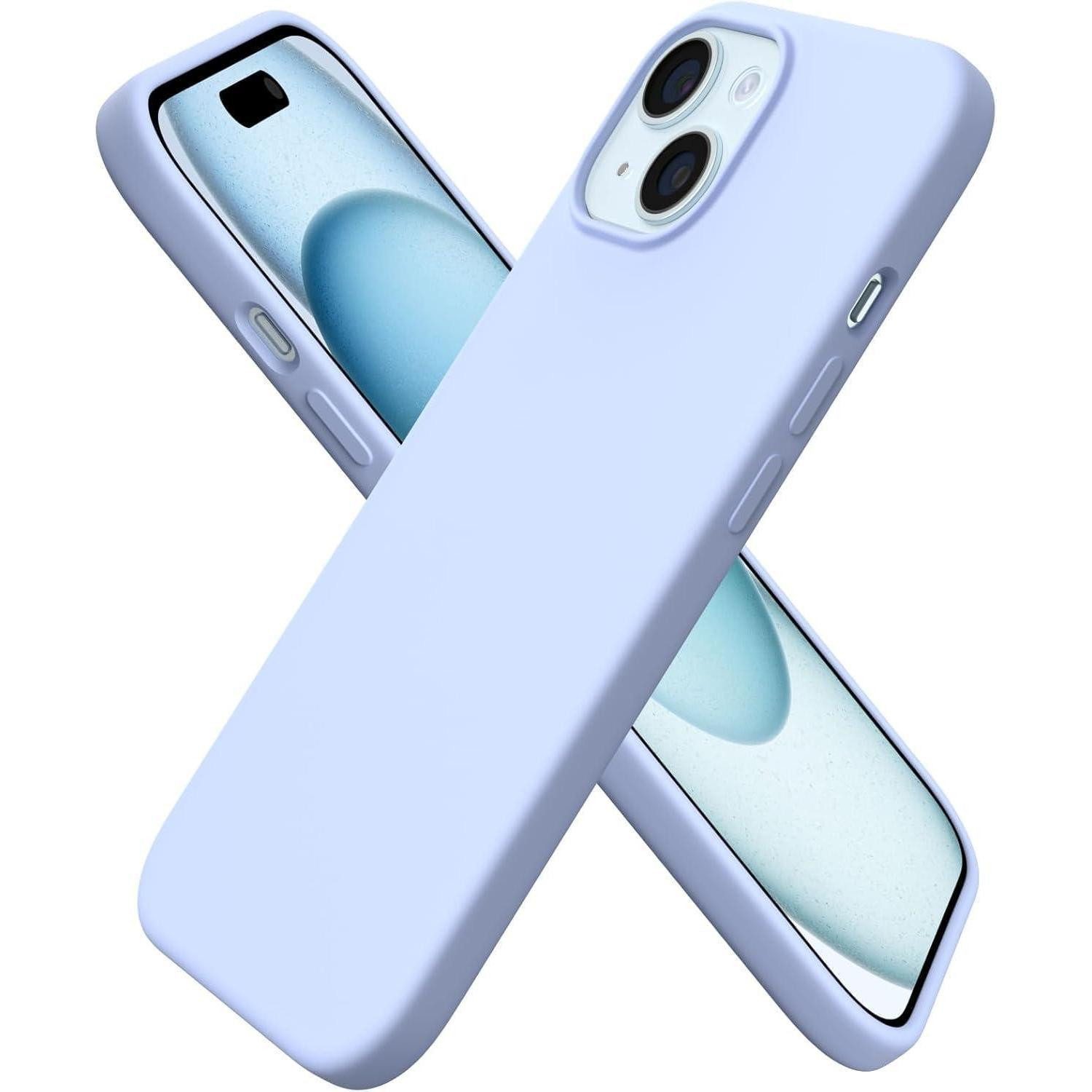 LuxusKollektion Handyhülle iPhone 15 Hülle Silikon 6,1 Zoll Pfirsich Rot, Ultra