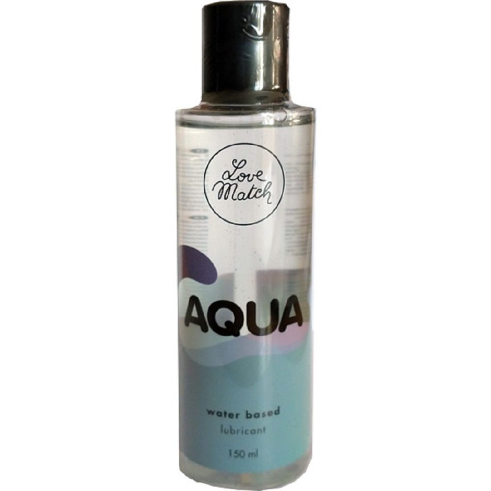 Love Match Gleitgel Aqua, Flasche mit, italienisches Gleitgel für ideale Befeuchtung beim Verkehr