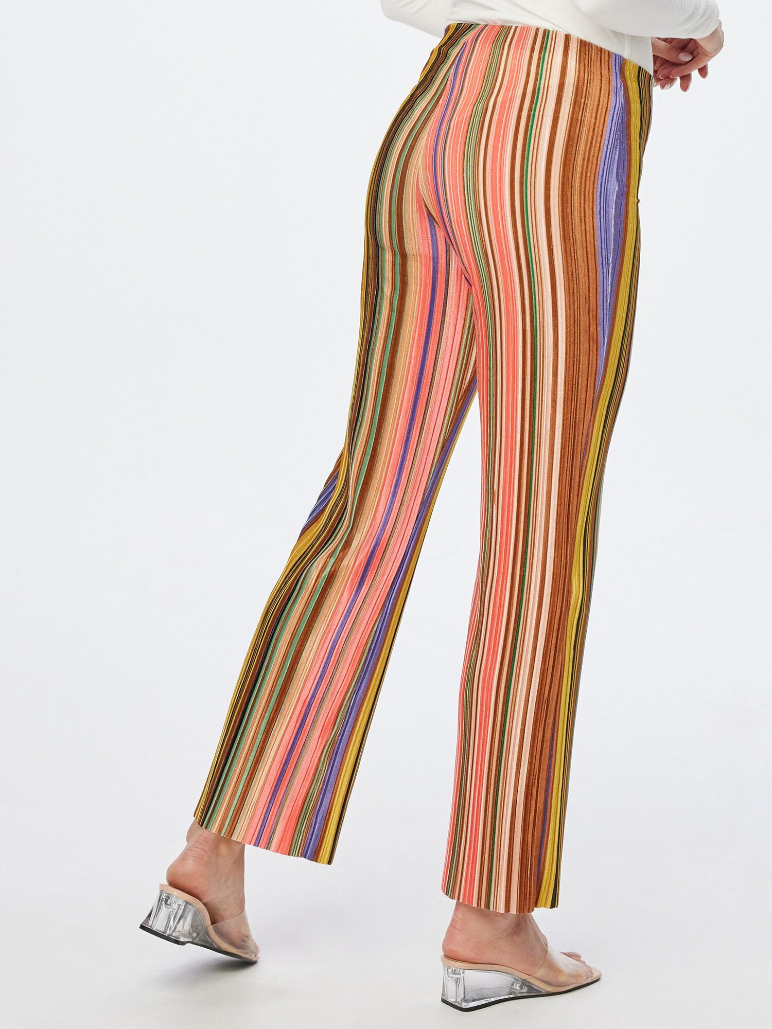 Sarah Kern Stoffhose Schlupfhose weit mit Streifen-Motiv günstig online kaufen