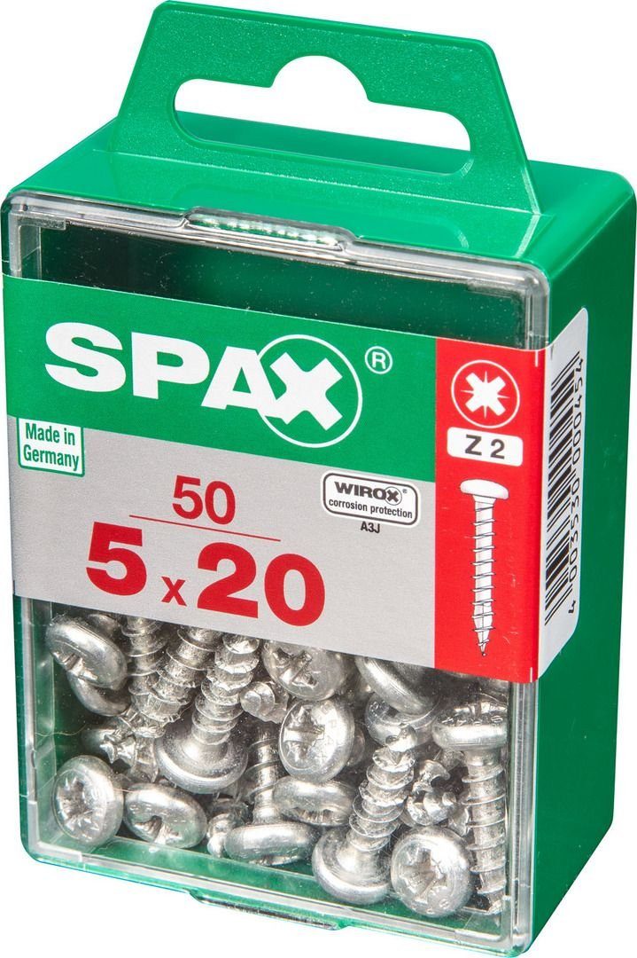 x 20 5.0 SPAX Spax TX Universalschrauben mm 50 Holzbauschraube 20 -