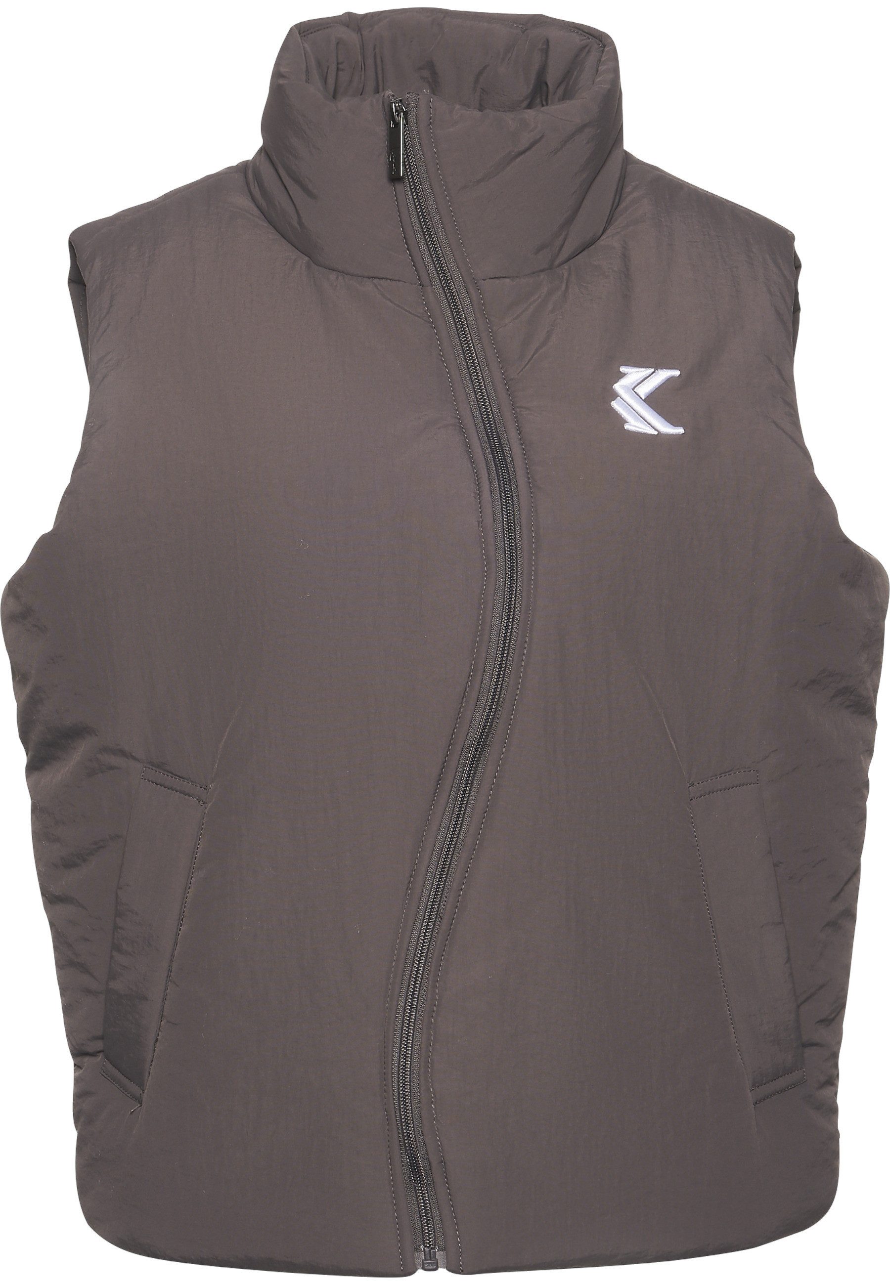 Karl Kani Steppweste Karl Kani Damen KW233-027-1 KK OG Wavy Puffer (1-tlg)