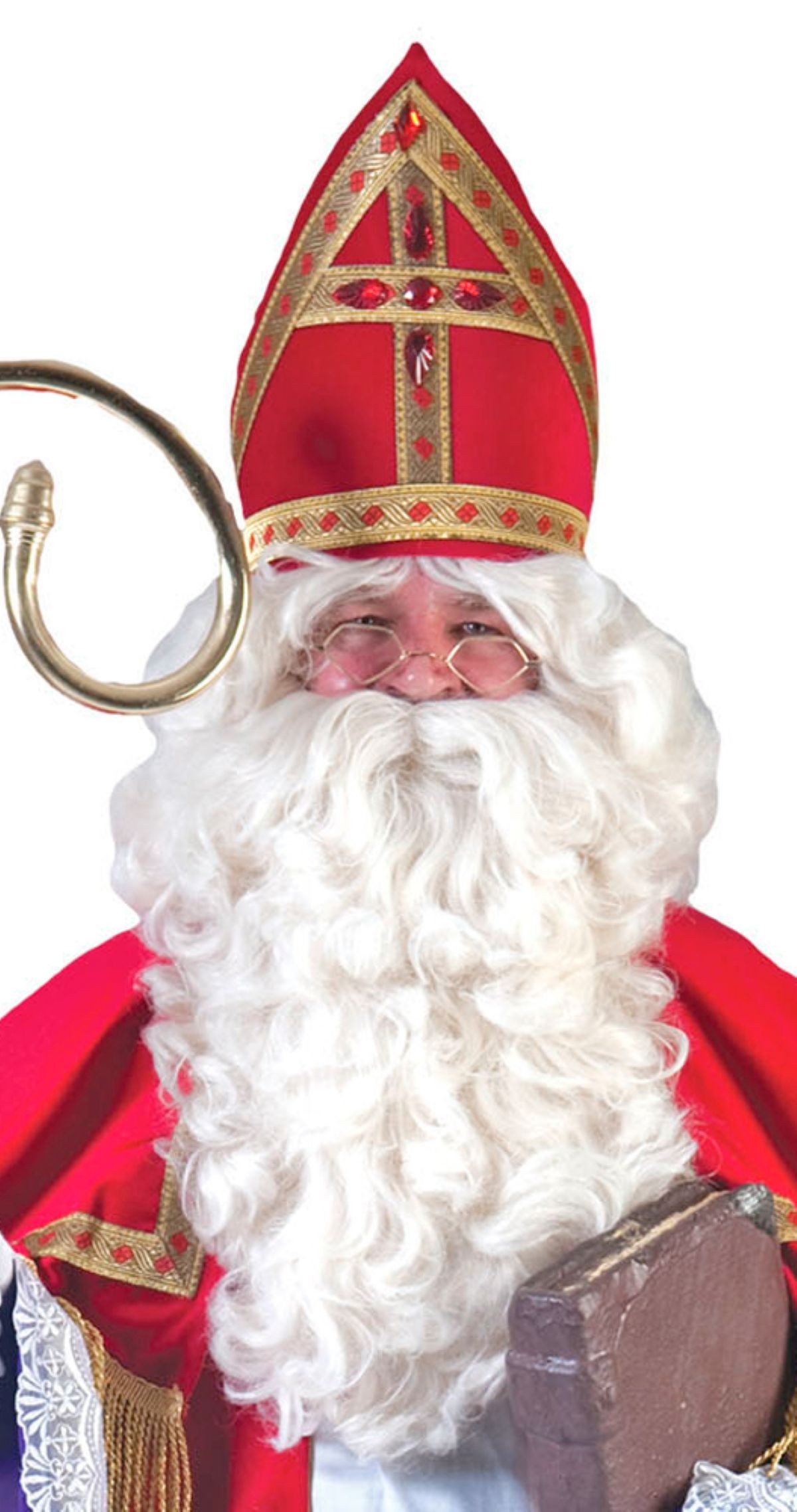 Funny Fashion Kostüm Heiliger Bischof Sankt Nikolaus Kostüm - Deluxe -