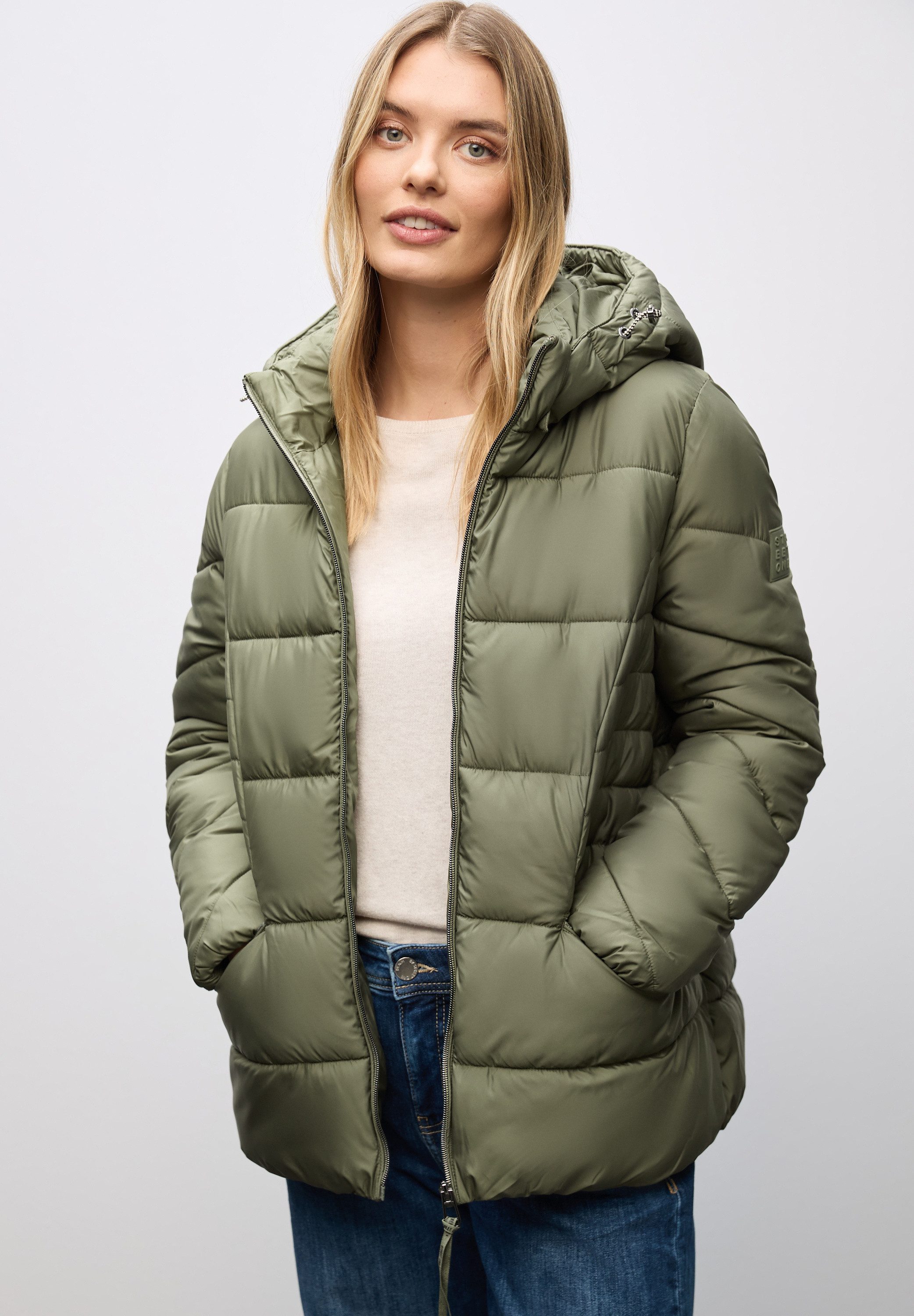 STREET ONE Steppjacke mit Kapuze