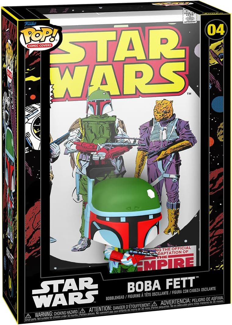 Sammelfigur Star Wars POP! Comic Cover Vinyl Figur Boba Fett 9 cm