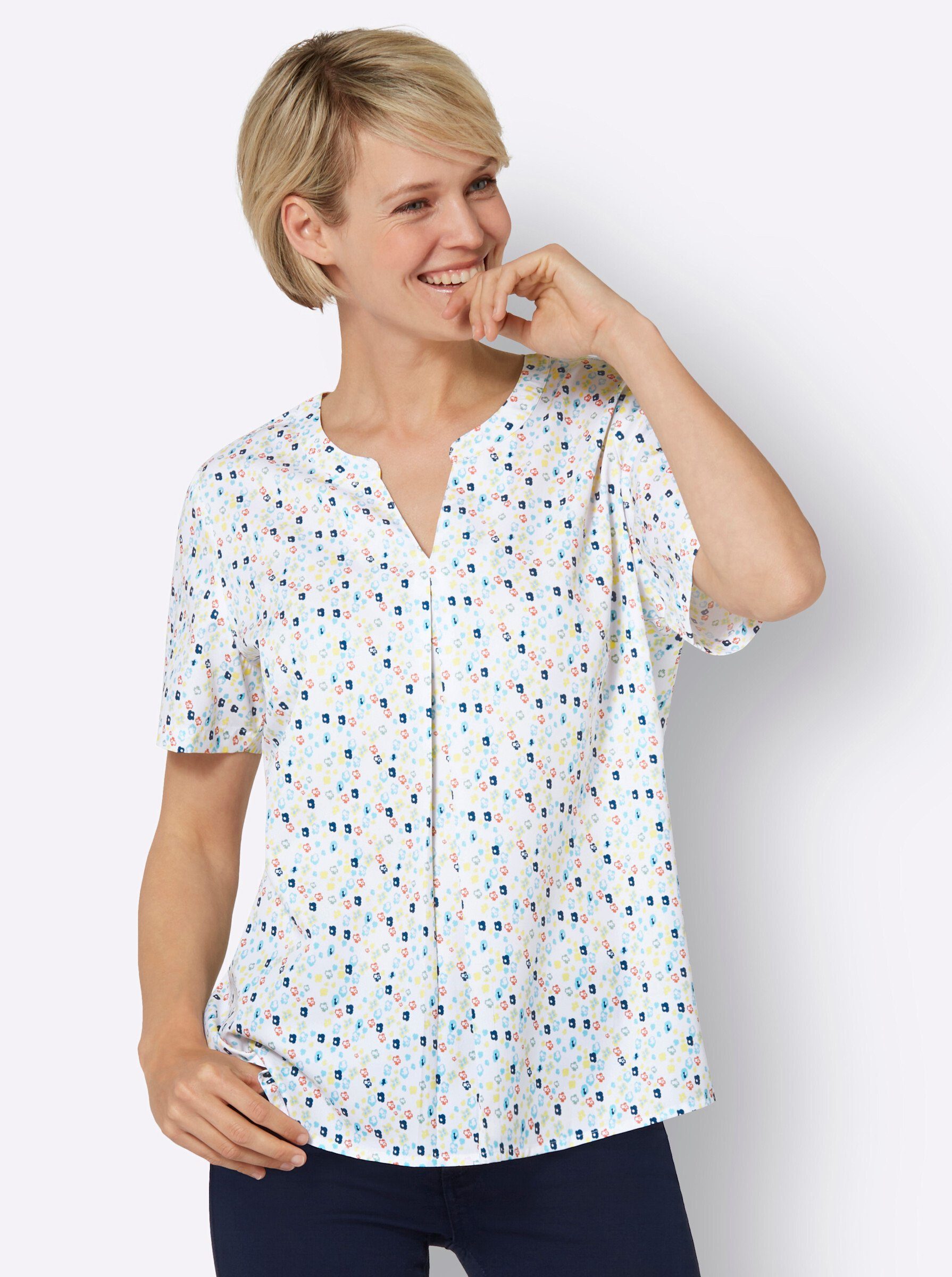 Sieh an! Klassische Bluse Schlupfbluse . günstig online kaufen