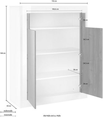 INOSIGN Highboard Urbino, Breite 110 cm