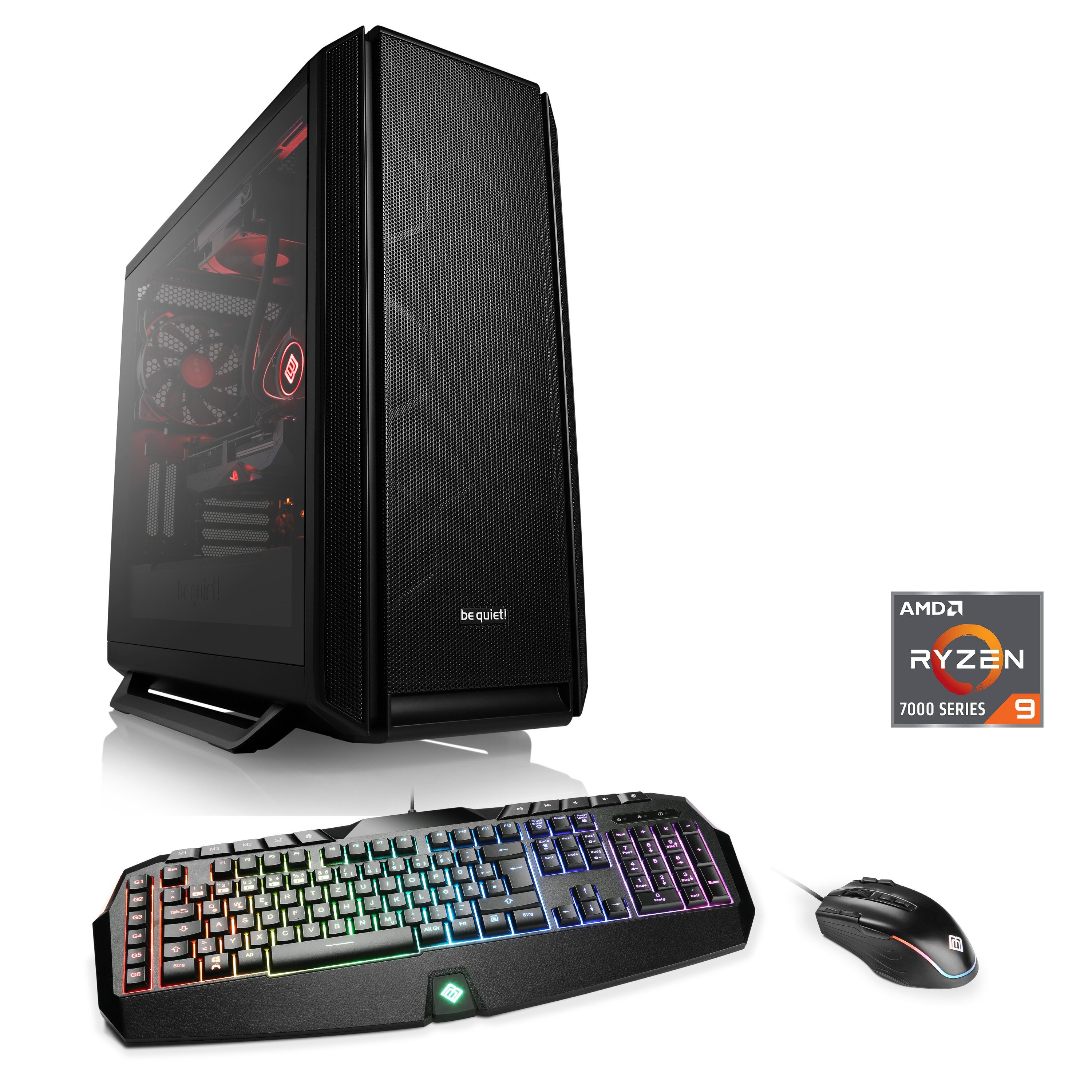 CSL HydroX V29241 Gaming-PC (AMD Ryzen 9 7900X, GeForce RTX 4090, 64 GB RAM, 2000 GB HDD, 2000 GB SSD, Wasserkühlung)