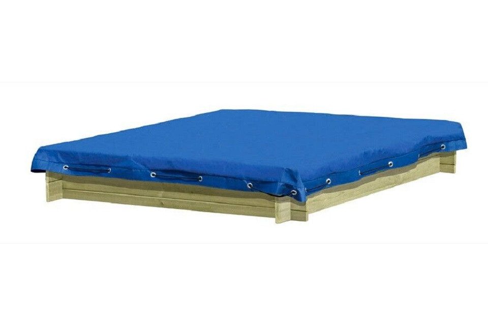 Gartenpirat Sandkasten-Abdeckplane Schutzhülle mit Schnur Abdeckplane für Sandkasten Abdeckung, Passende Abdeckplane, mit Kordel, Wasserabweisend, Stabiles PE-Gewebe