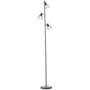 Lightbox Stehlampe, ohne Leuchtmittel, Stehlampe, 162 cm Höhe, 3 x E14, max. 25 W, Köpfe schwenkbar, Metall