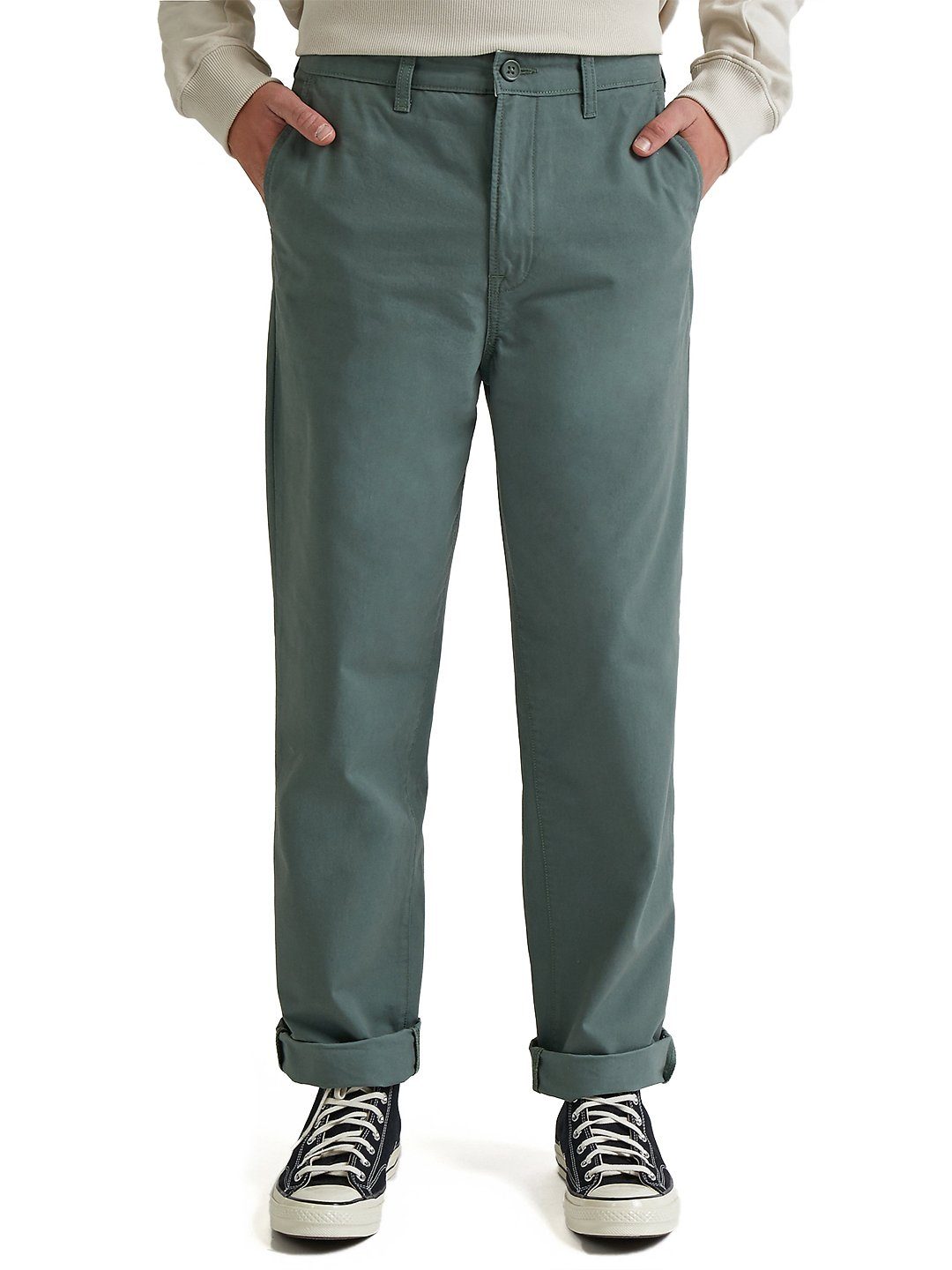 - Chinohose Länge:32 Relaxed Chino Hose Olivgrün - Relaxed Lee®