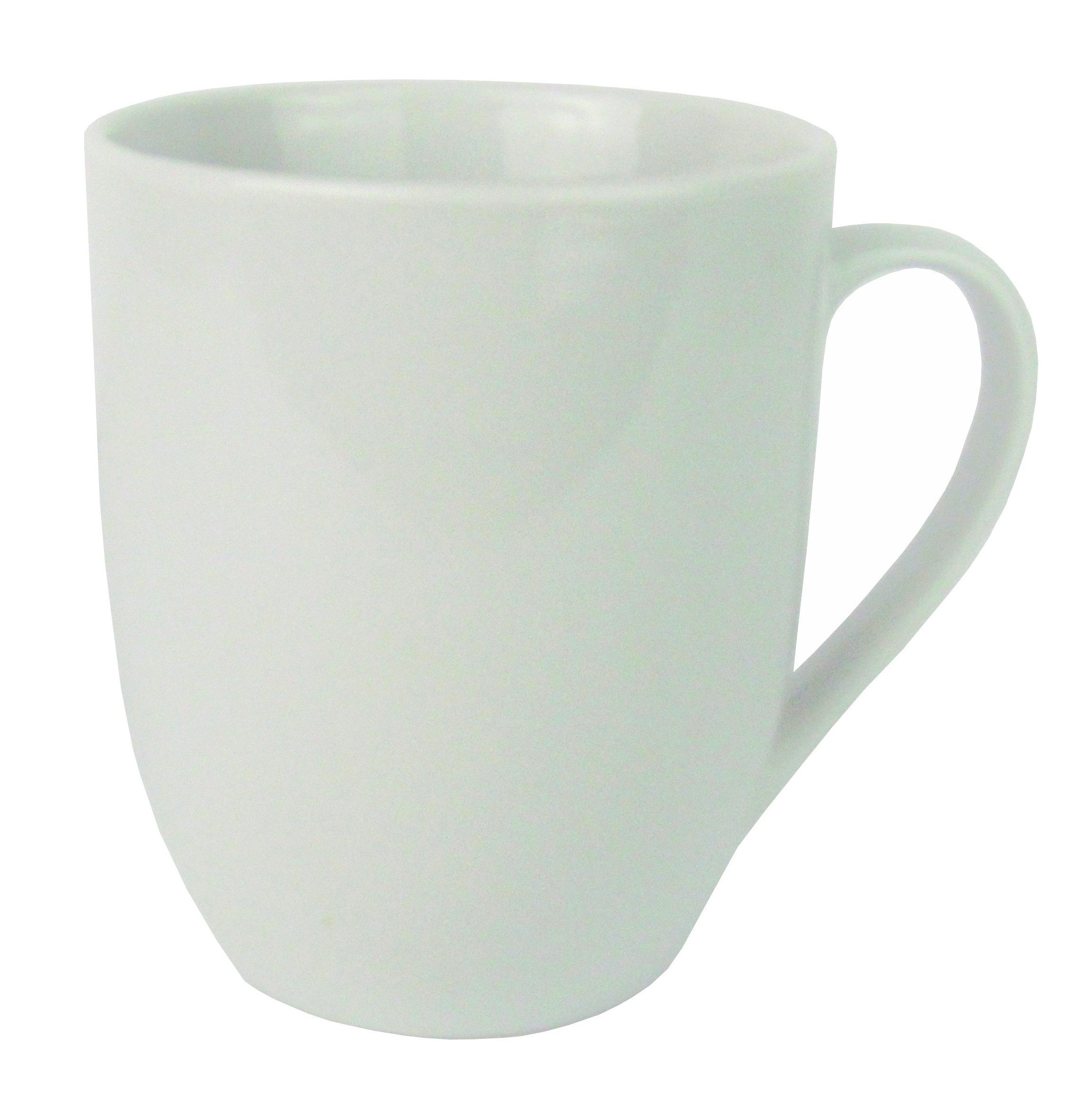 Retsch Arzberg Tasse 6-Stück Kaffeebecher/Kaffeetasse, 6-tlg., Porzellan, 300ml, bauchige Form