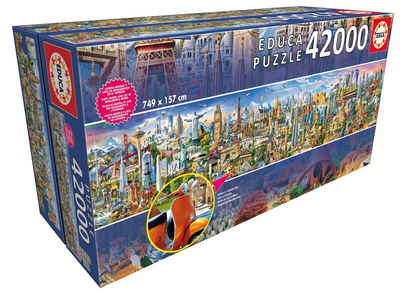 Educa Puzzle »DIE WELTREISE«, 42000 Puzzleteile