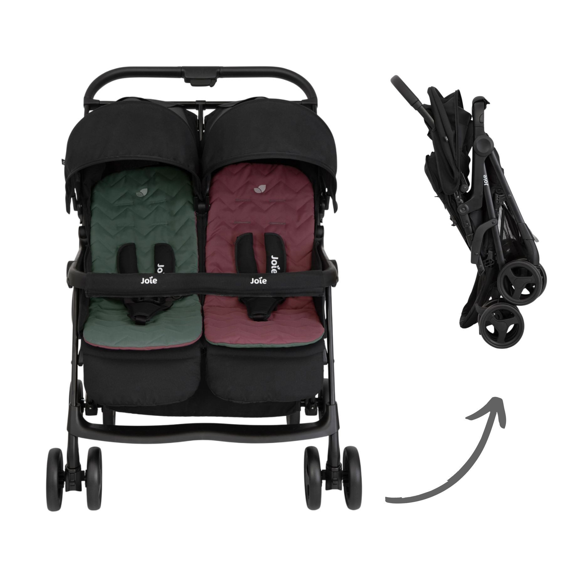 Joie Zwillingswagen, mit Regenverdeck!