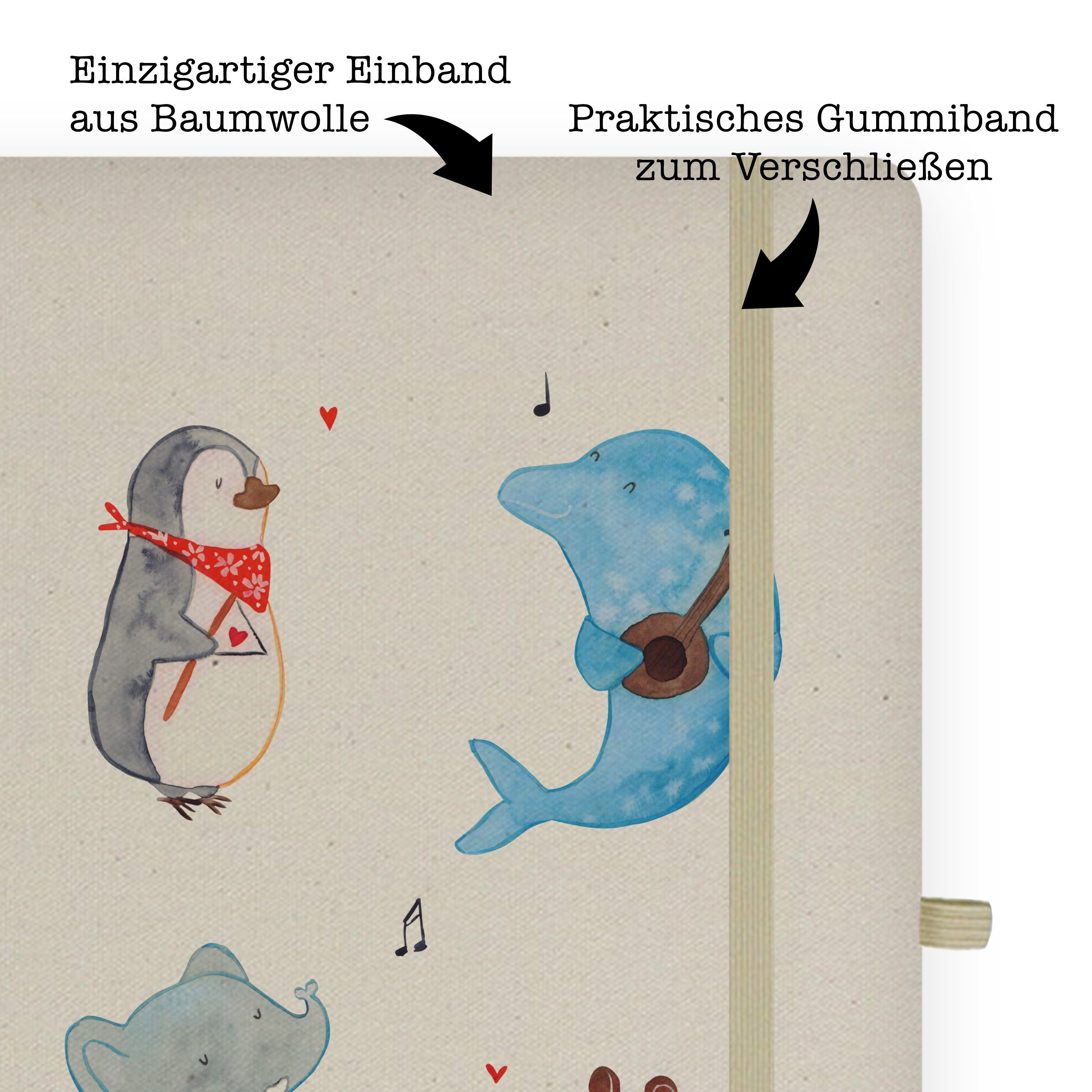 Mr. & Mr. Panda El Tiere, Panda Mrs. Big & Transparent - Skizzenbuch, Tiermotive, Band Mrs. - Geschenk, Notizbuch