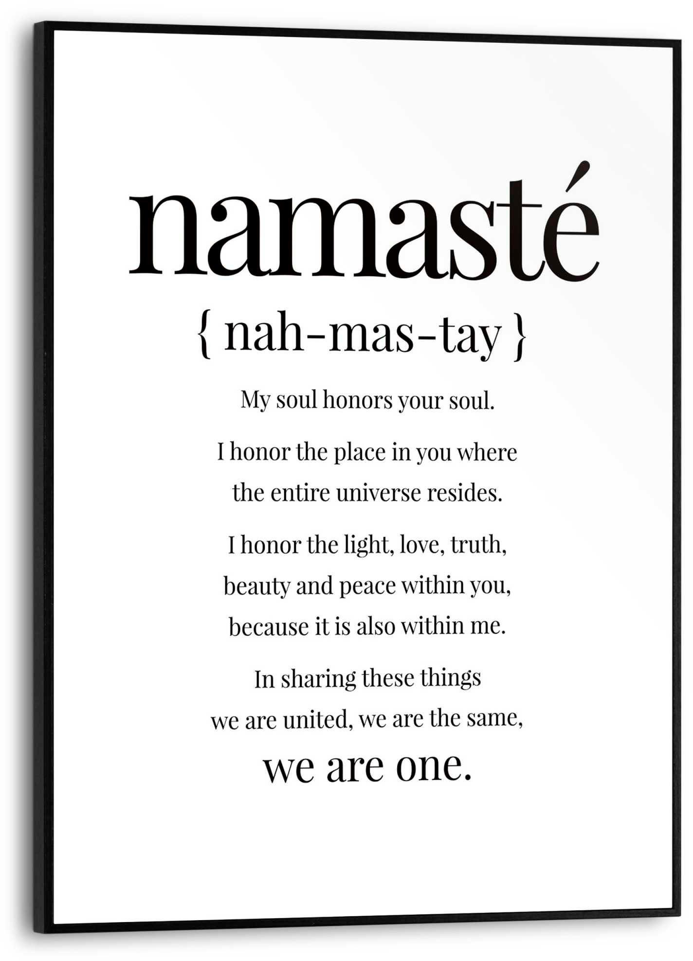 Poster Namasté