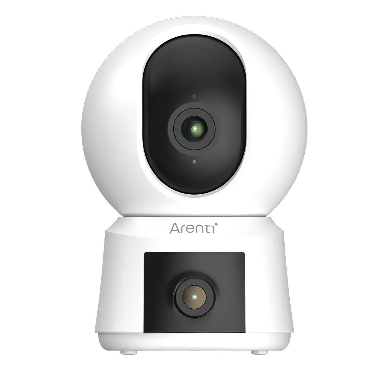 Arenti Überwachungskamera Arenti P3TT 3 MP Dual-Band WLAN (mit zwei Objektiven, Schwenk- und Neigefunktion, Automatische Verfolgung (Auto-Tracking) und Geräuscherkennung)