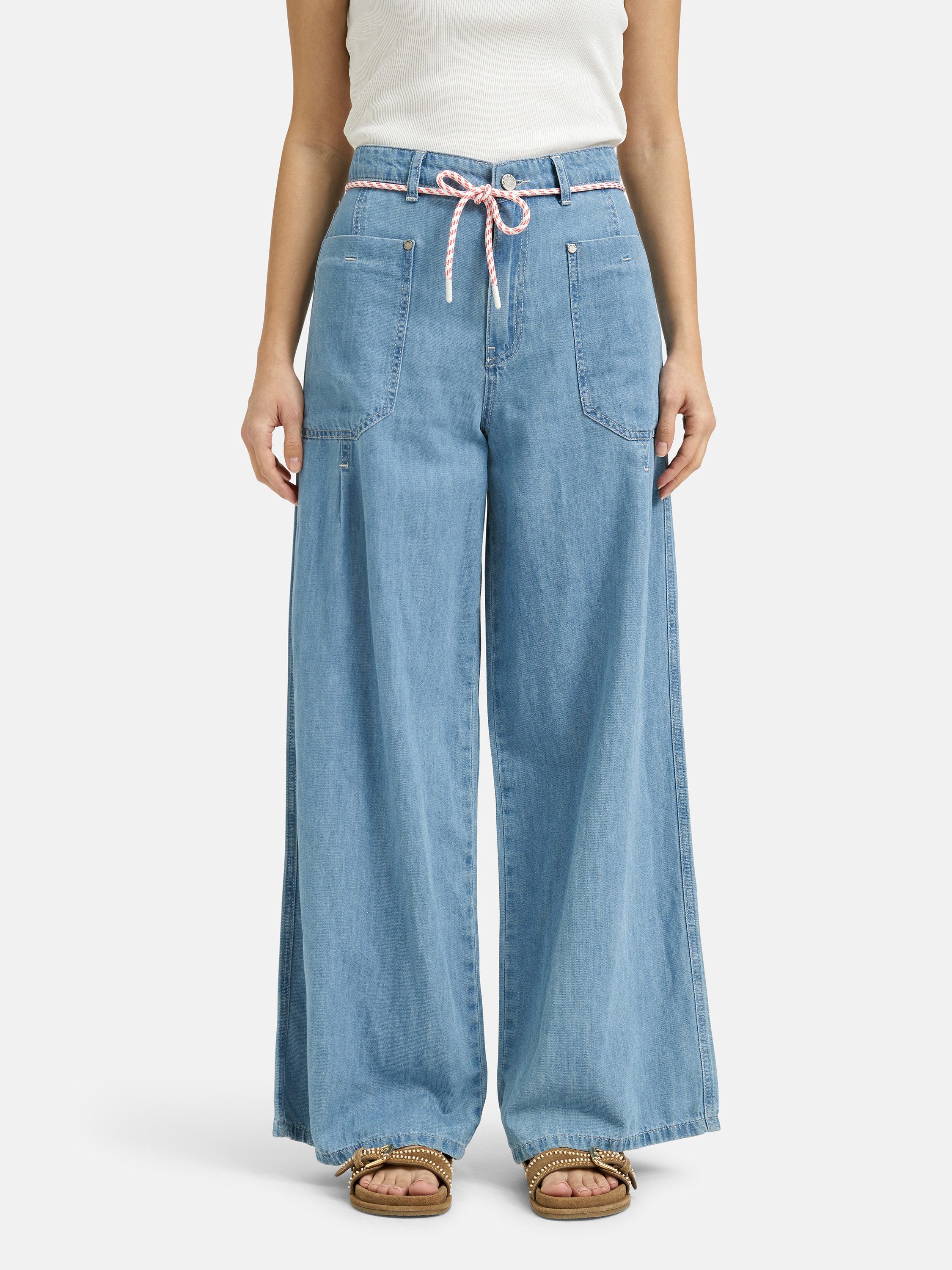 Smith & Soul Weite Jeans mit normaler Leibhöhe