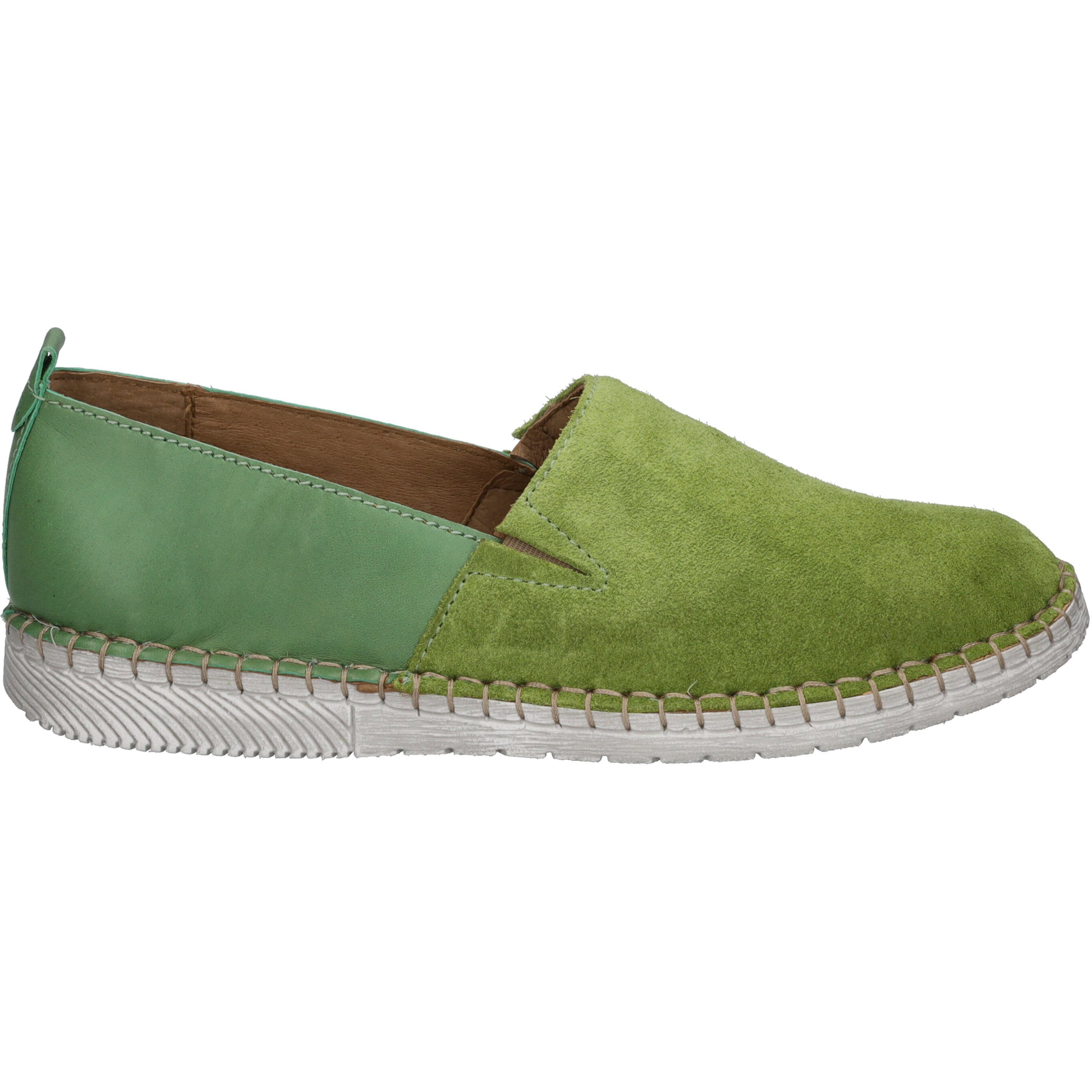 Josef Seibel Sofie grün Slipper 02