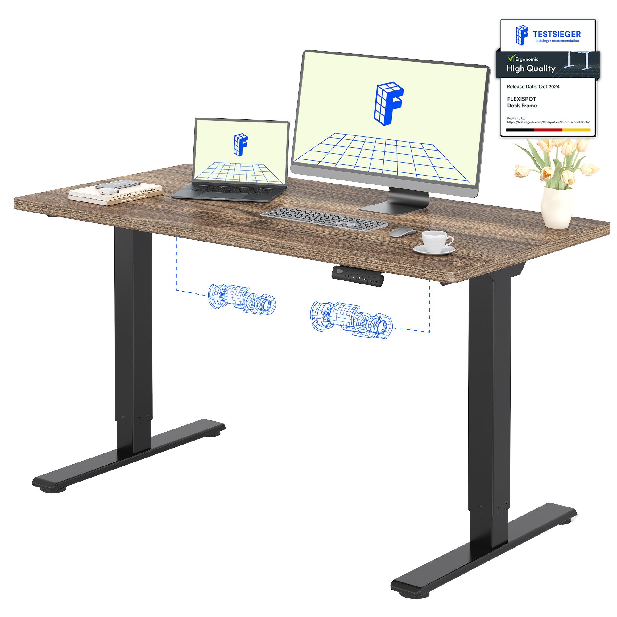 FLEXISPOT Schreibtisch Basic Plus Elektrisch höhenverstellbarer günstig online kaufen