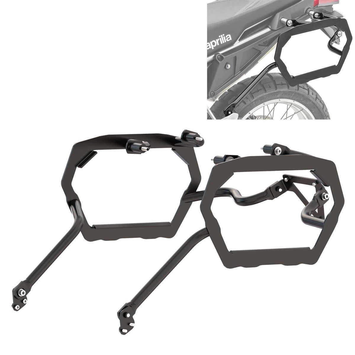 Bagtecs Koffer Kofferträger für Aprilia Tuareg 660 / Rally 22-25 für Koffer und Satte