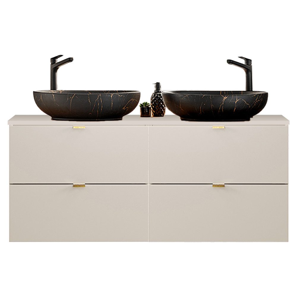 Lomadox Waschtisch DURANGO-56, 120cm Waschtisch, kaschmir, günstig online kaufen