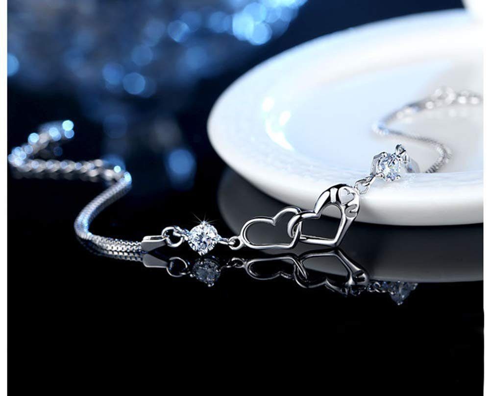 LENBEST Armband Damen Armband Silber Für Armband Damen Armbänder (1-tlg) verstellbare