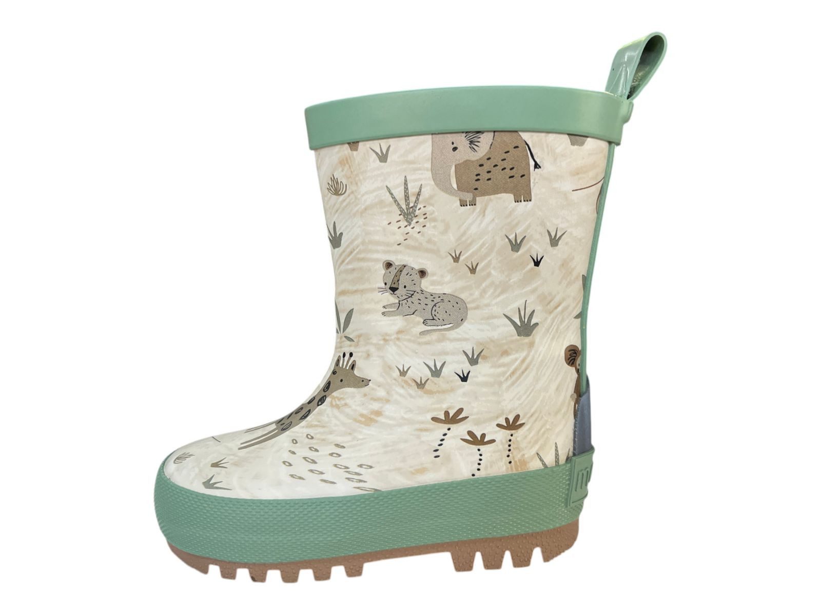 MAXIMO MaxiMo Kinder Gummistiefel "Dschungel" 63203-176200-1462 beige grün Gummistiefel