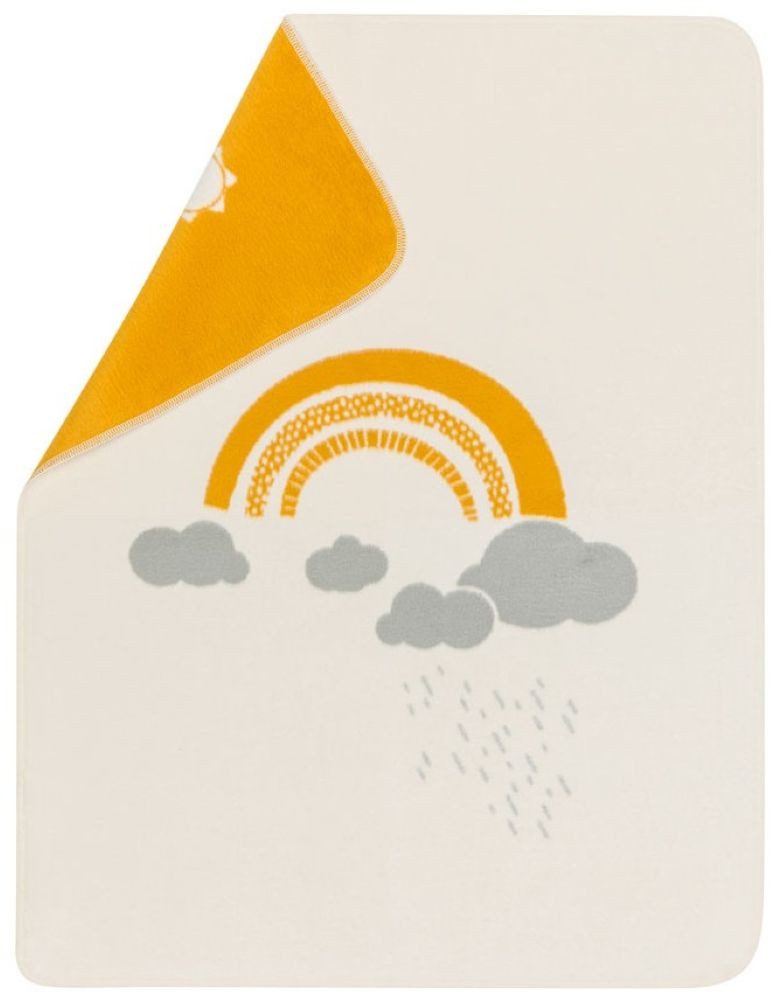 Babydecke Maja 'Regenbogen' 75 x 100 cm, DAVID FUSSENEGGER