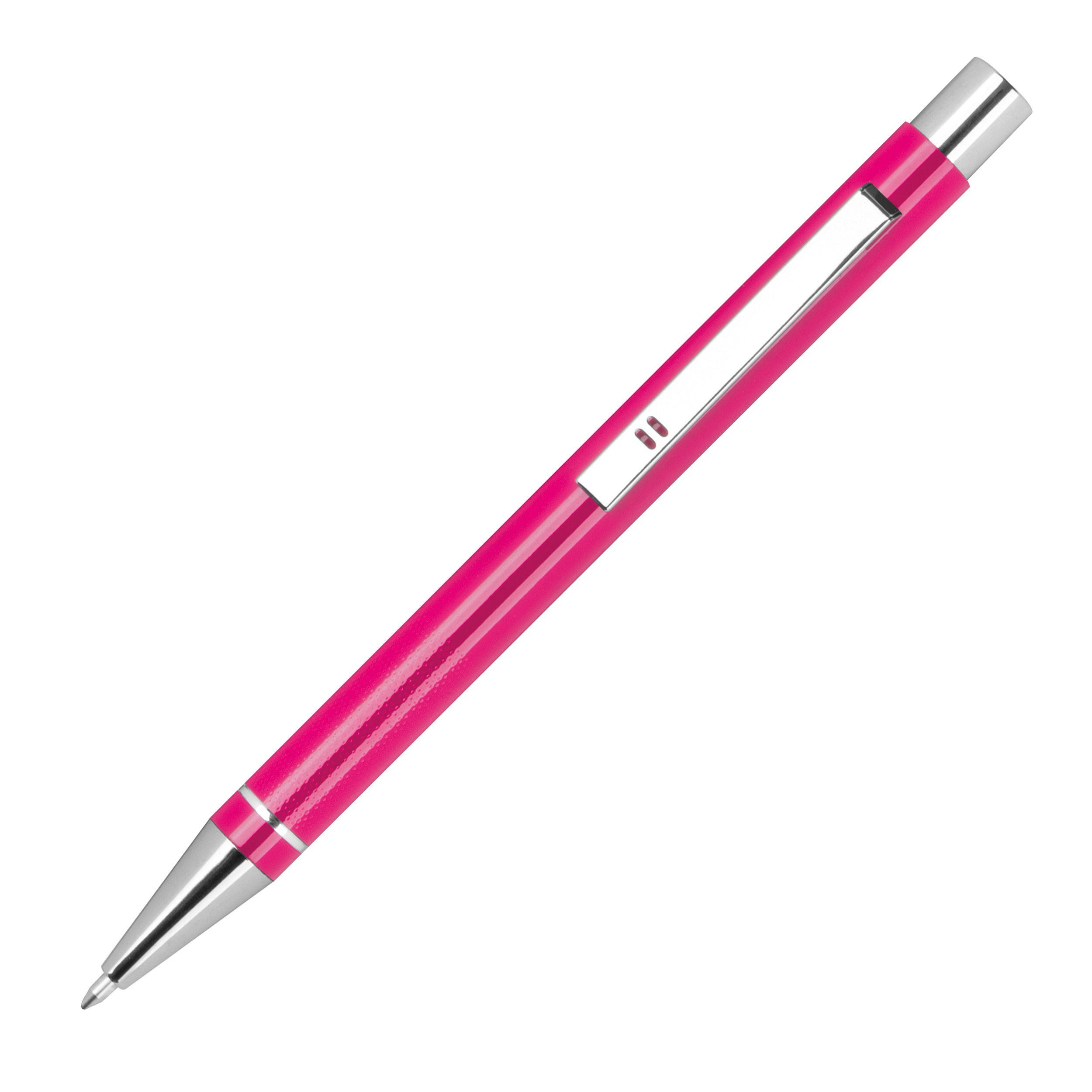 Easy Gifts Kugelschreiber Gel-Kugelschreiber / aus Metall / Gelschreiber / Farbe: pink
