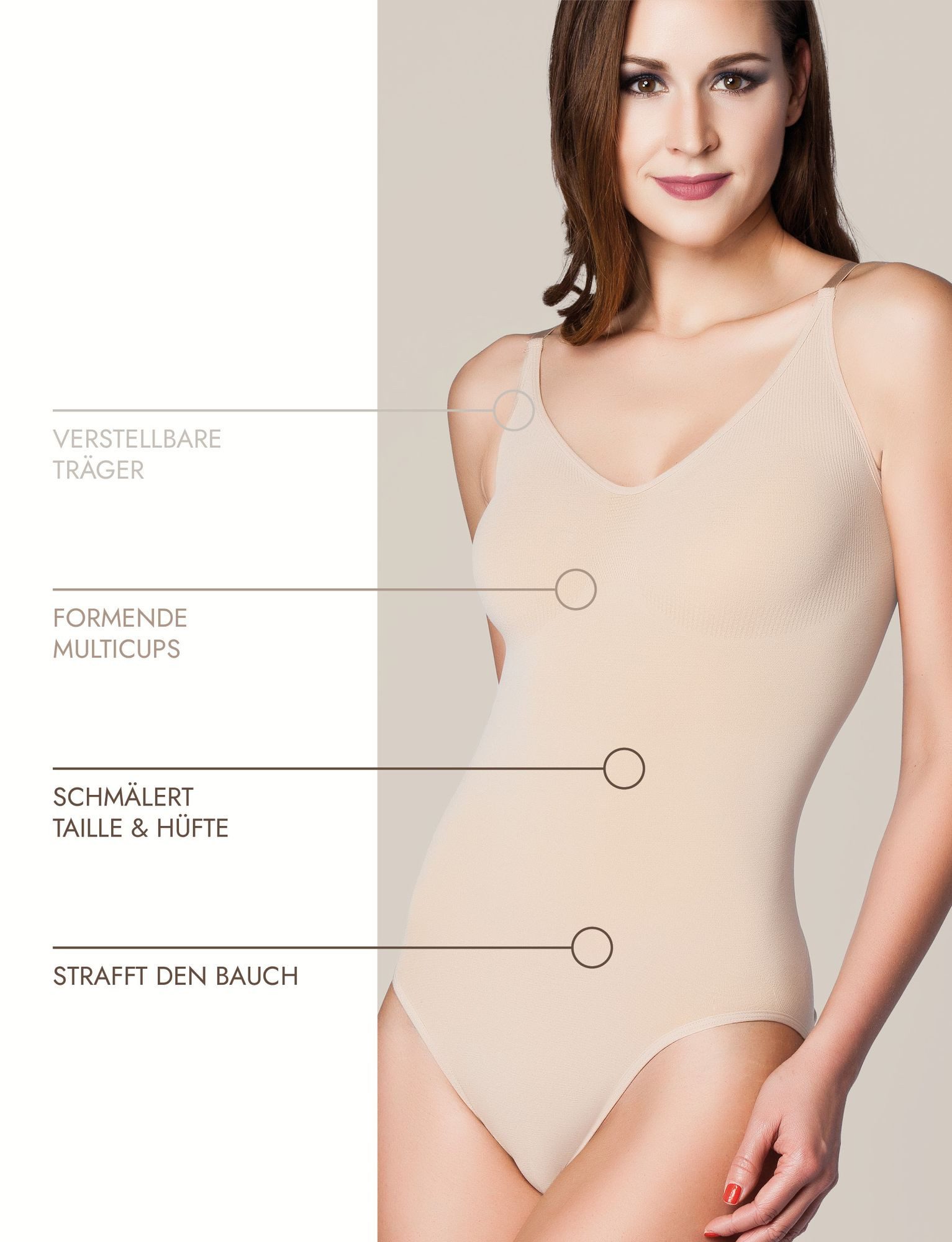 Miss Perfect Shaping-Body 34000 ohne Bügel mit Kühlungseffekt in Größe S-2XL (38-46)
