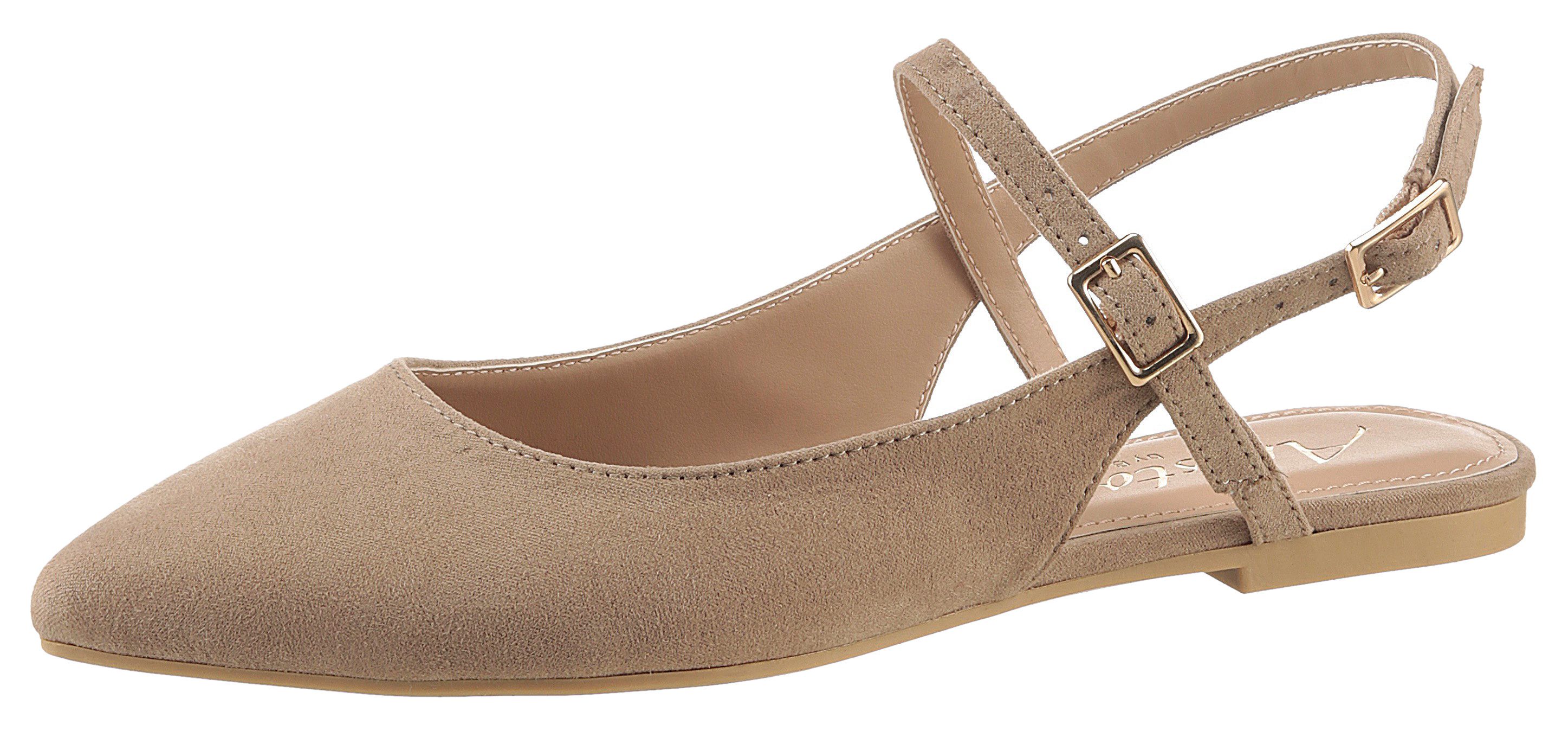 Aniston SHOES Босоножки Flat, Sommerschuh, Riemchensandale - neue KOLLEKTION, schmale Form
